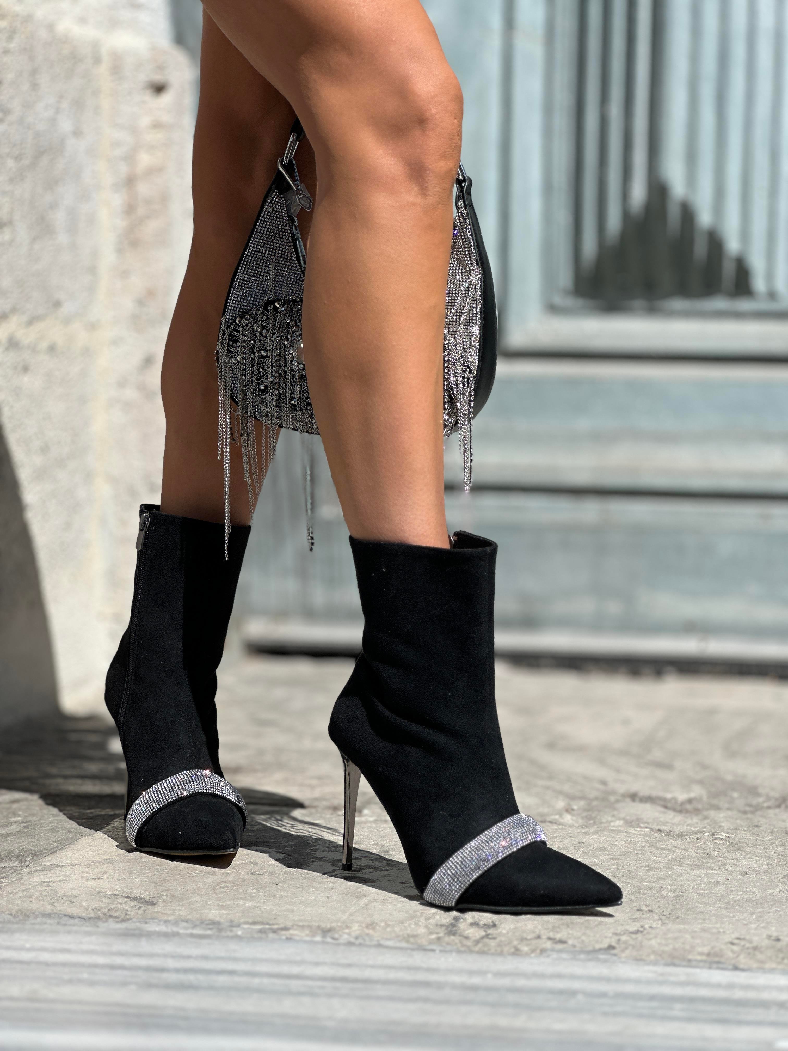 Benate Süet Bot Siyah - BOT