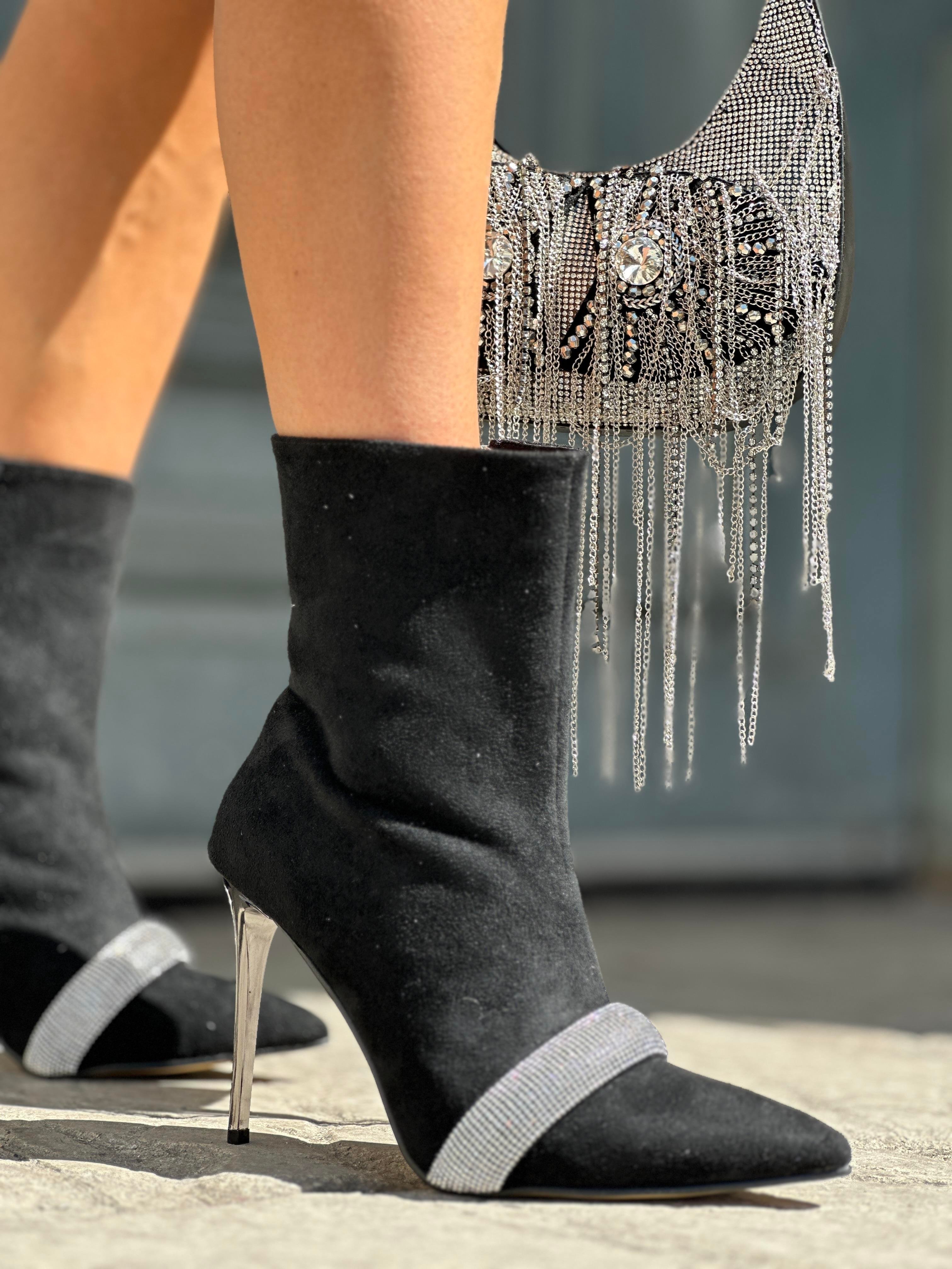 Benate Süet Bot Siyah - BOT