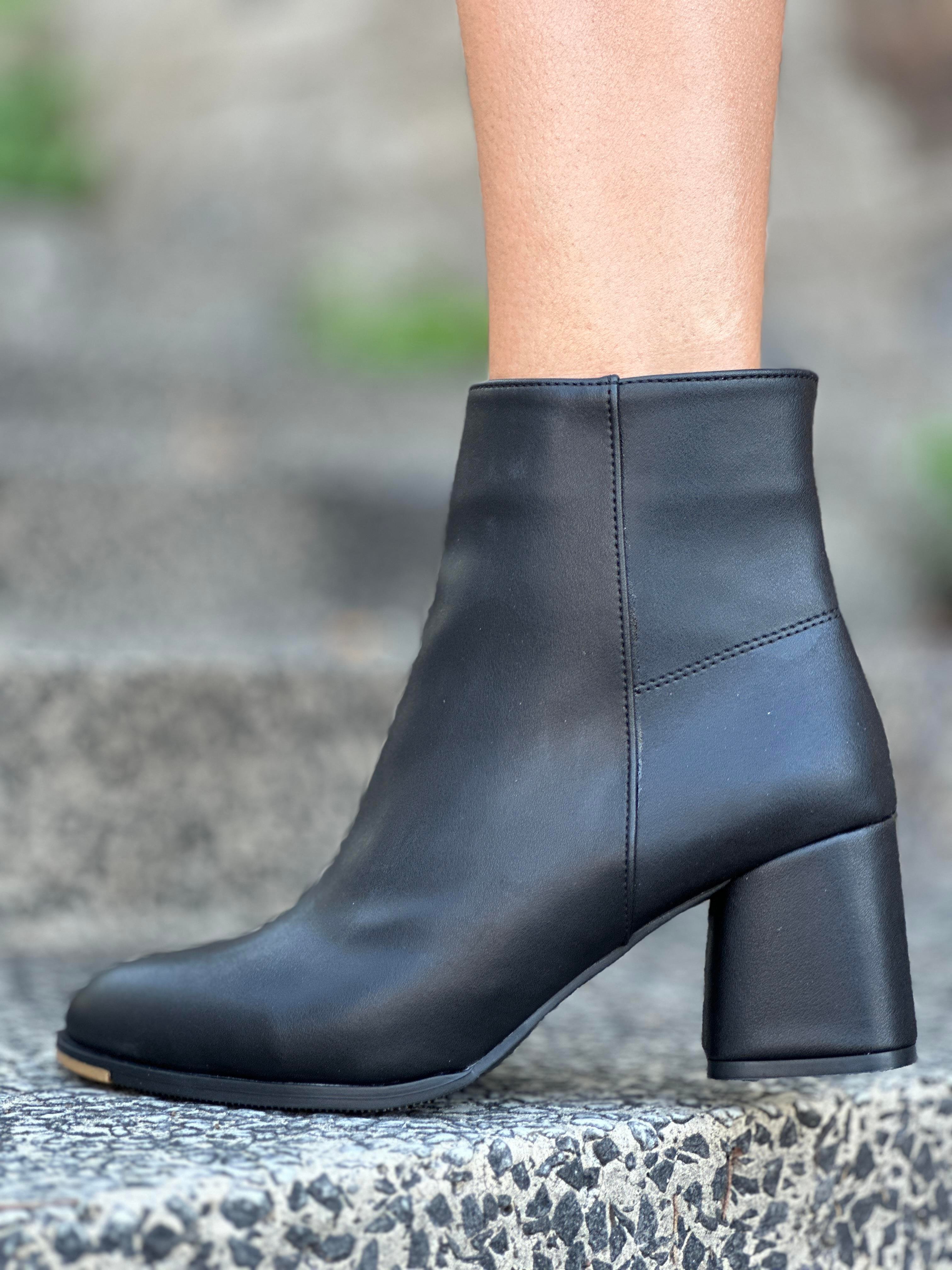 Cass Bot Siyah - Topuklu Bot