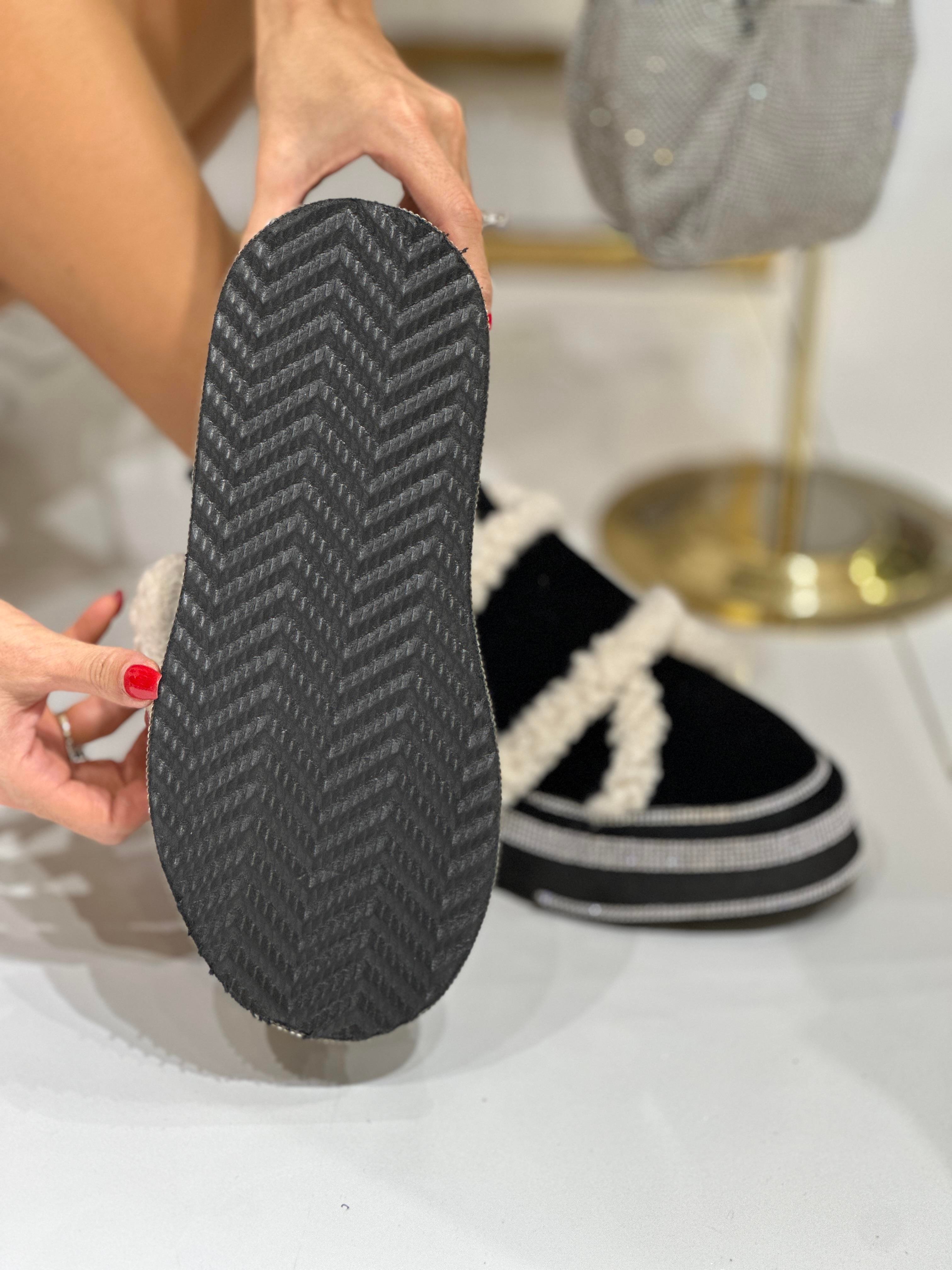 Champion Kristal Taşlı Bot Siyah - ANKLE BOOTS