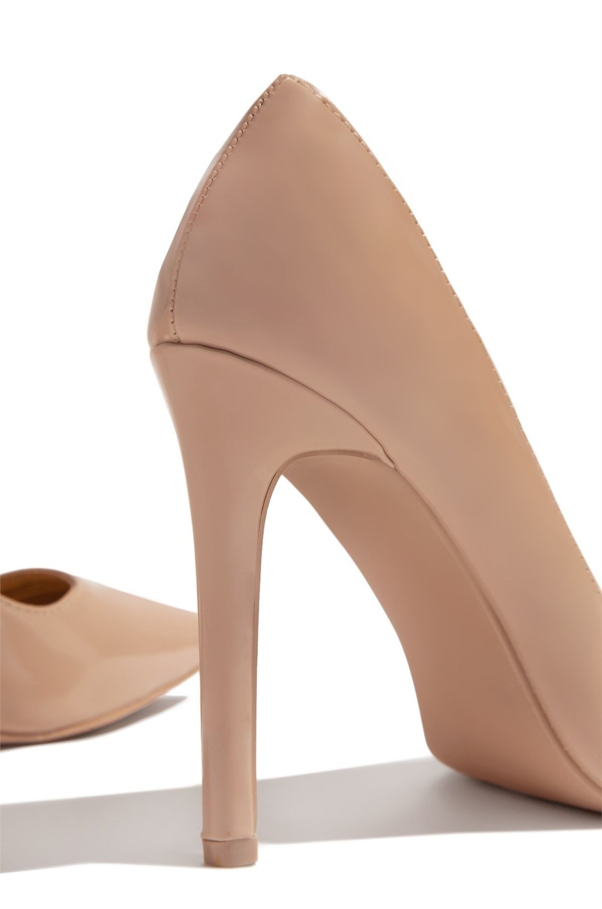Meya Leather Stilettos Nude - Stiletto