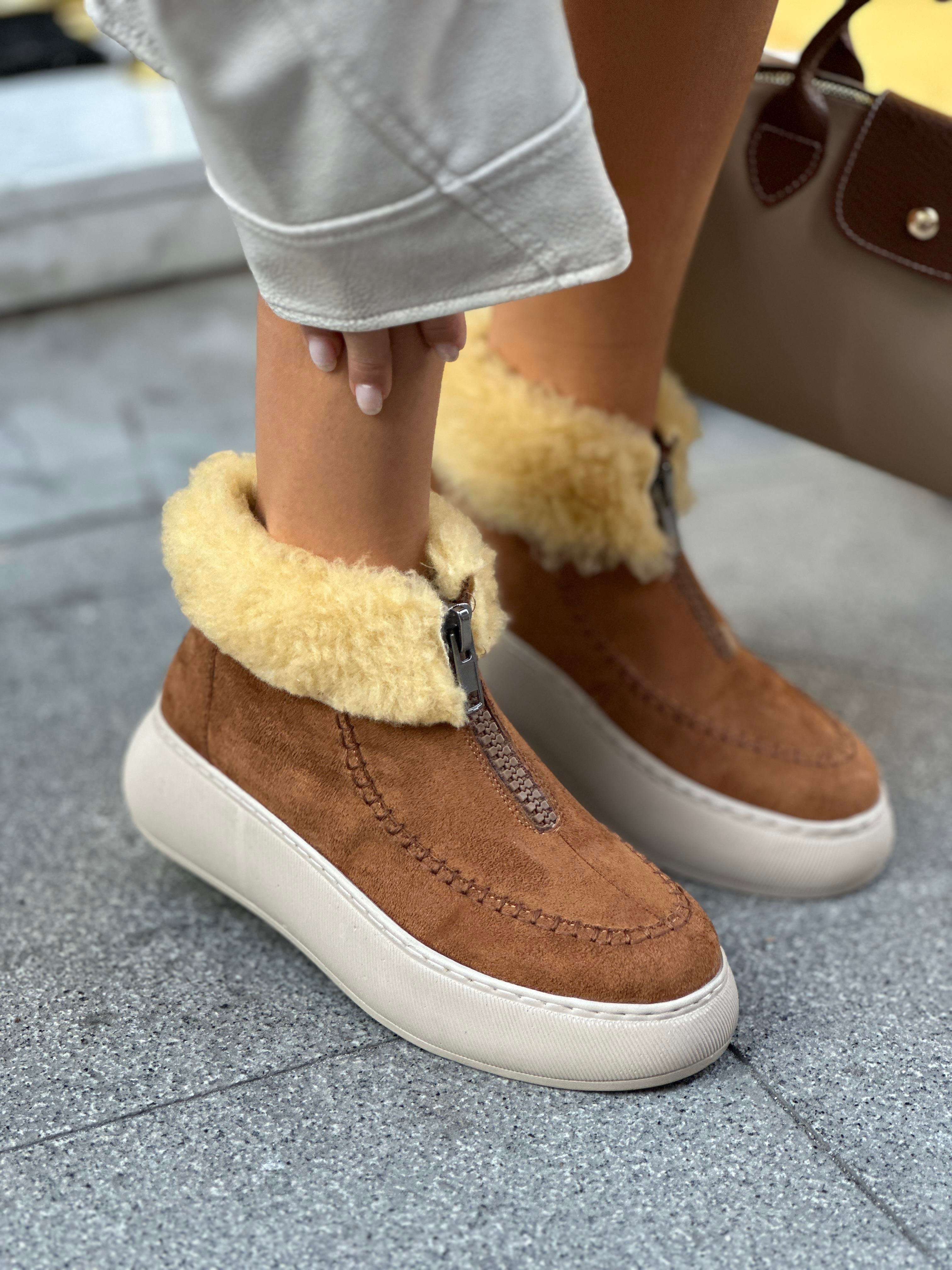 Curra Bot Kahverengi - ANKLE BOOTS