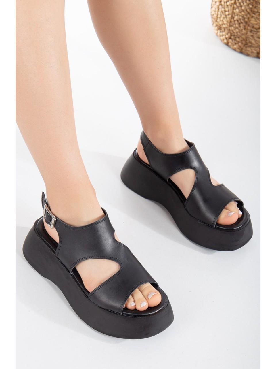 Olimpo Sandalet Siyah - WOMAN SHOES