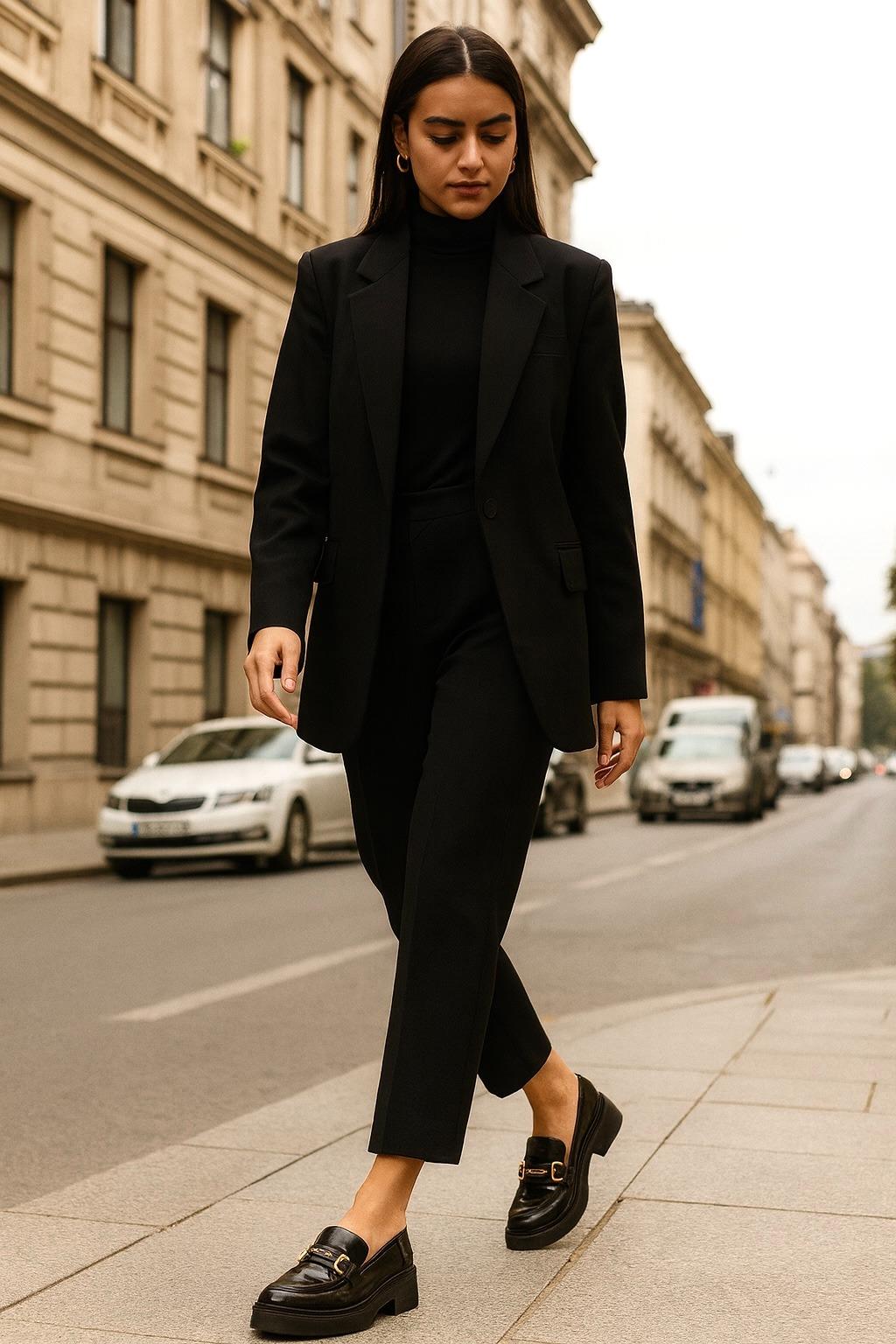 Dazi Loafer Siyah - Loafer