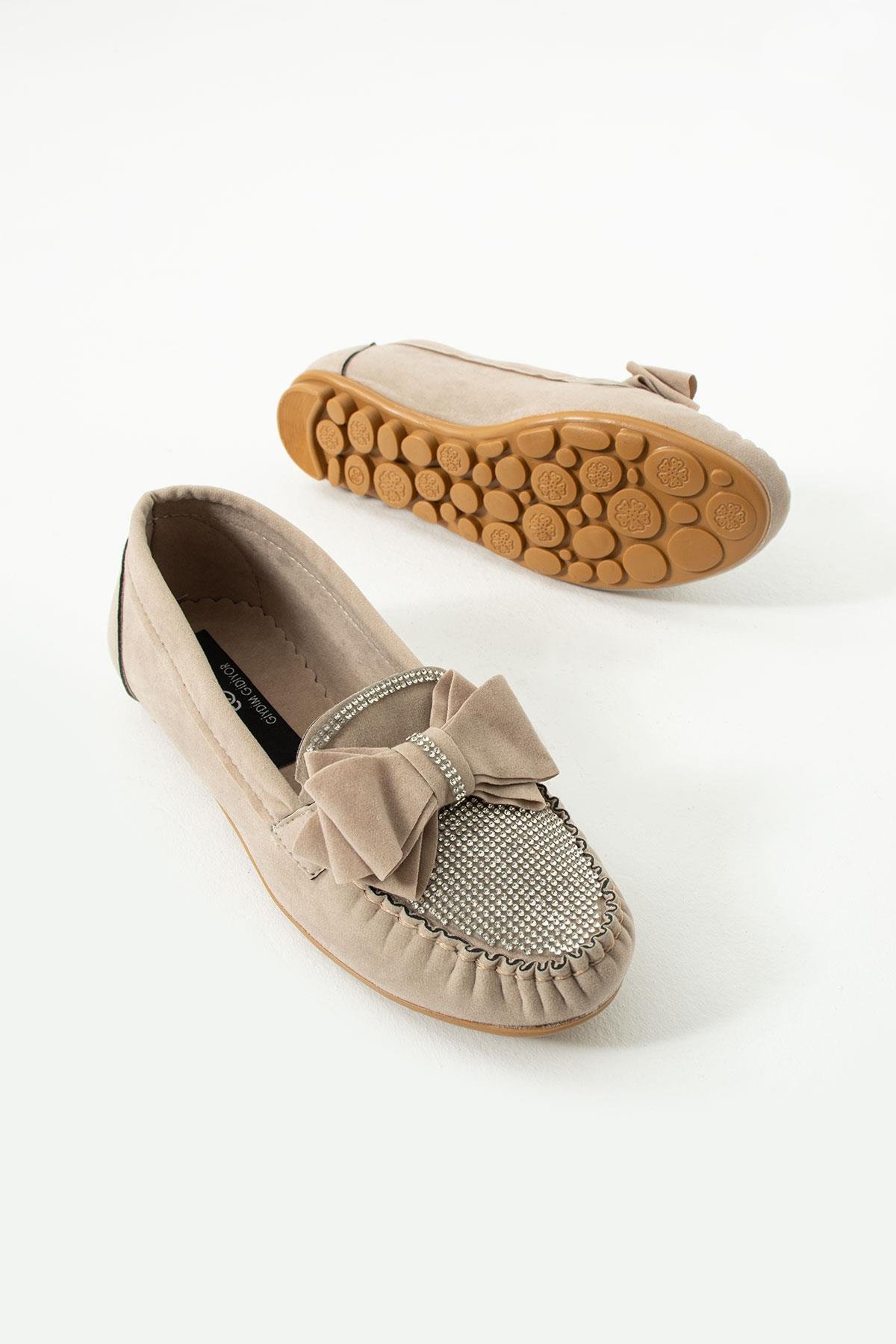 Destination Süet Babet Bej - KADIN AYAKKABI