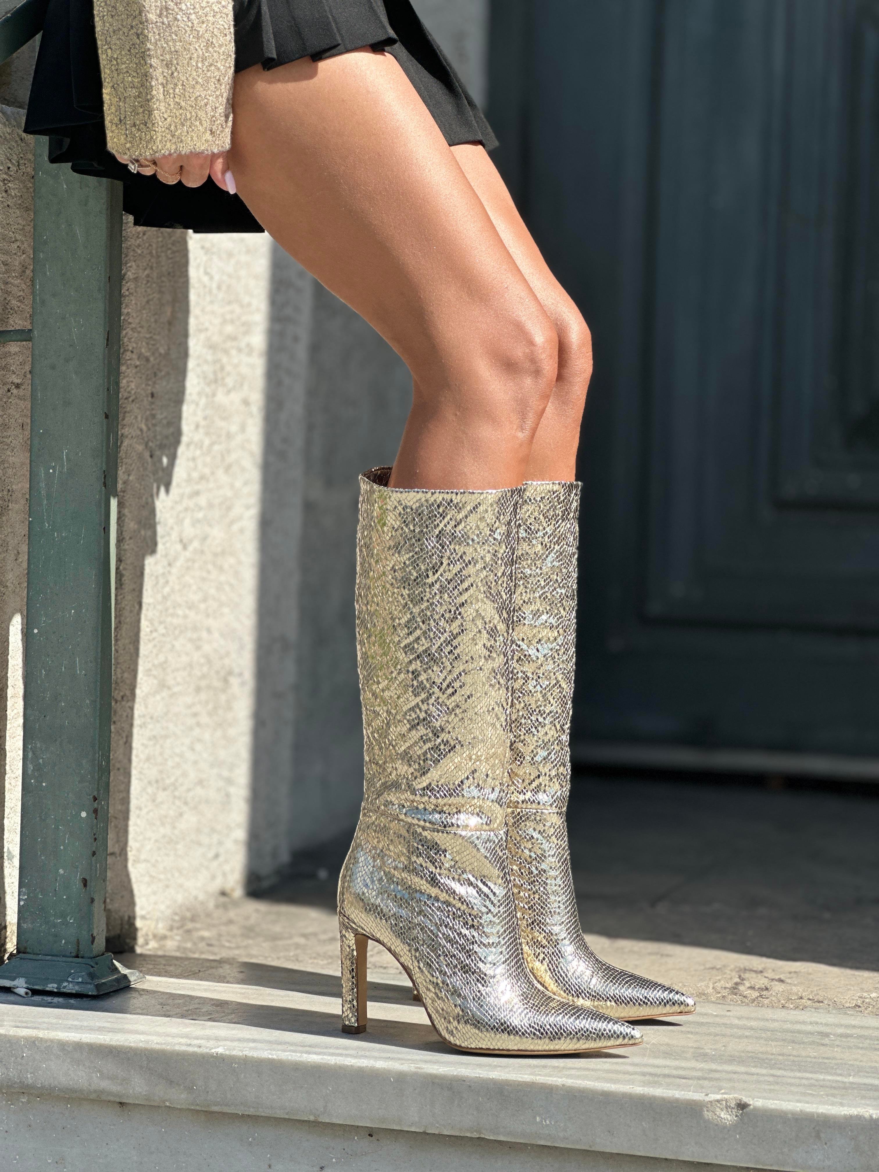 Diffey Çizme Gold - LONG BOOTS