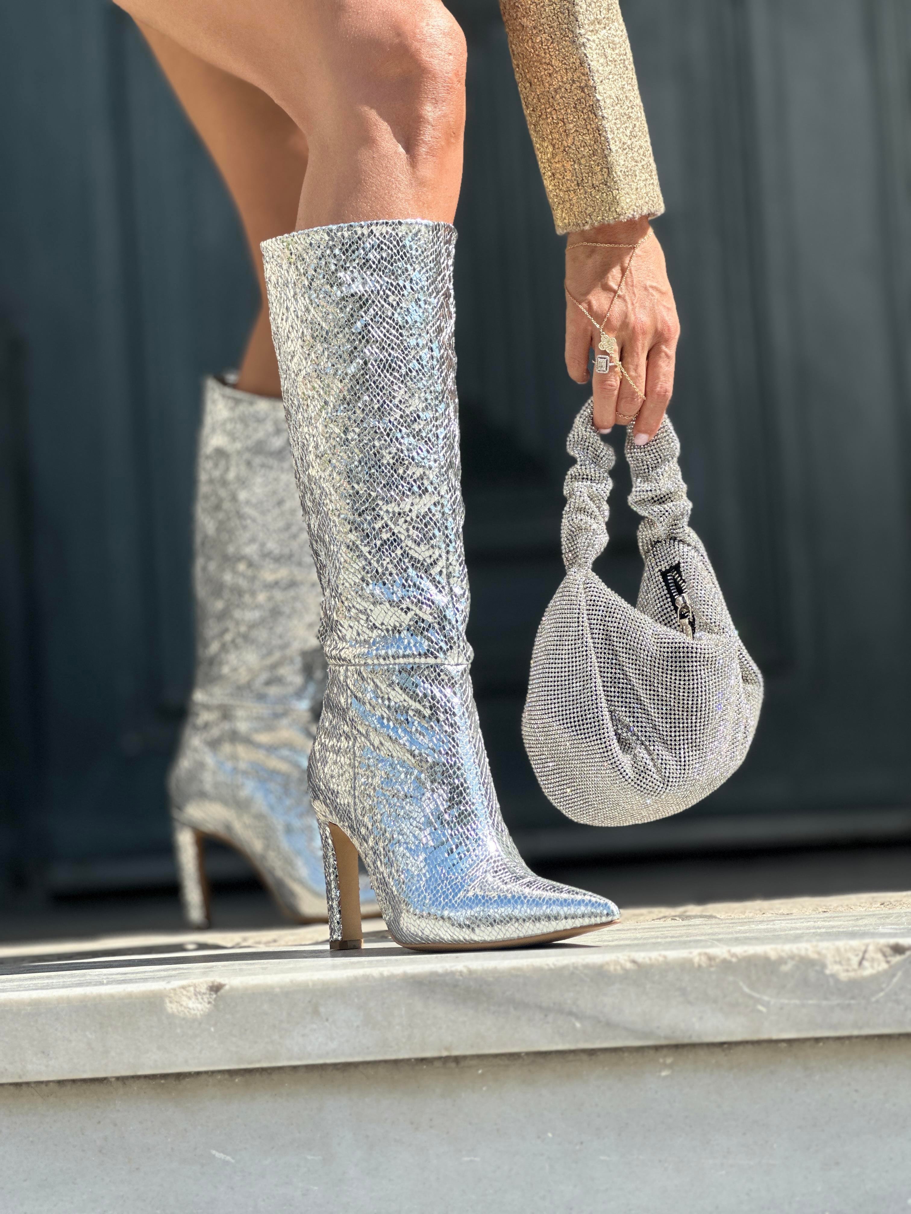 Diffey Çizme Gümüş - ÇİZME