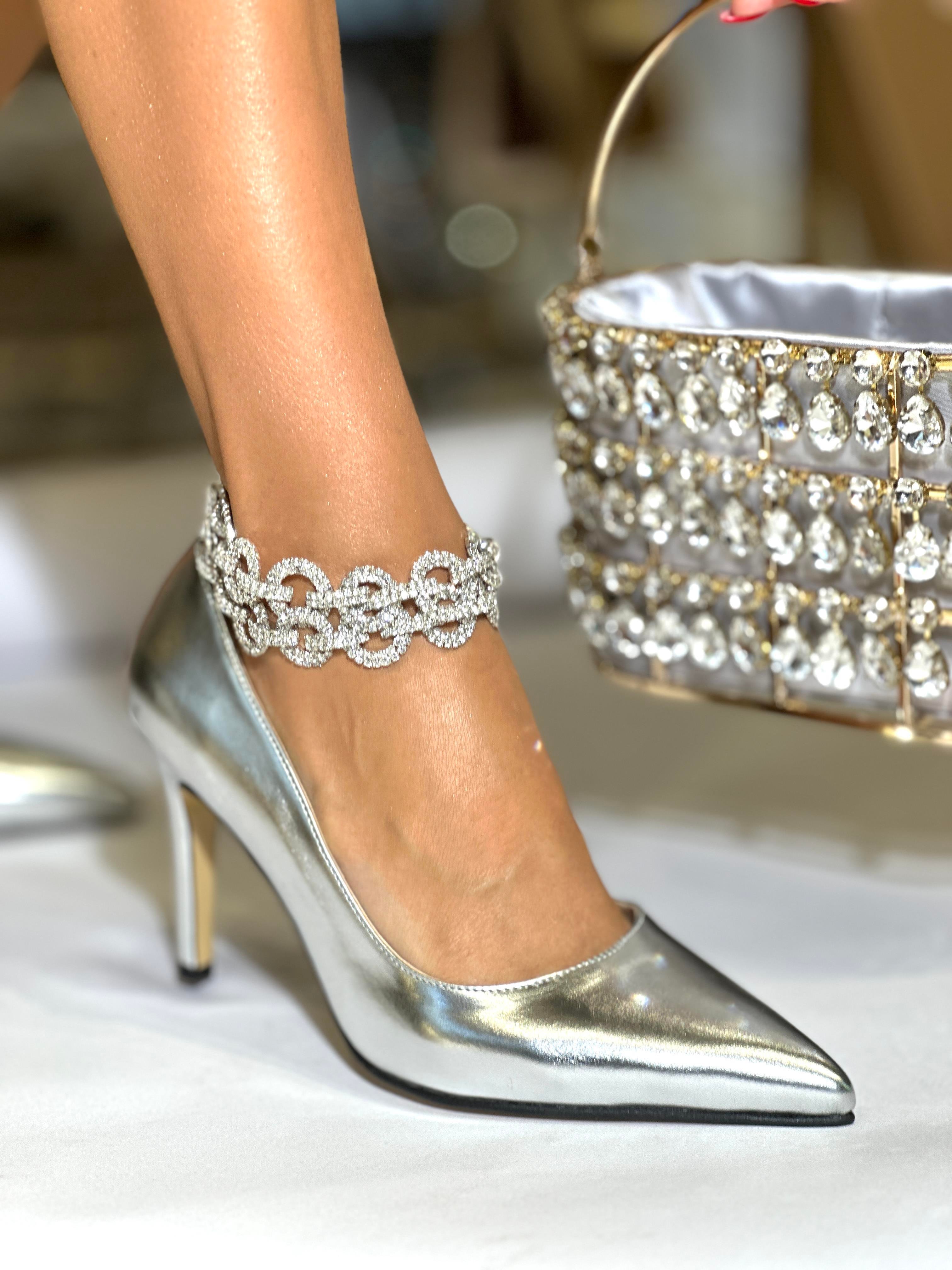 Dima Stiletto Gümüş - Stiletto