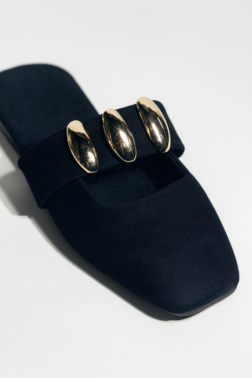 Diva Süet Terlik Siyah - Kışlık Terlik