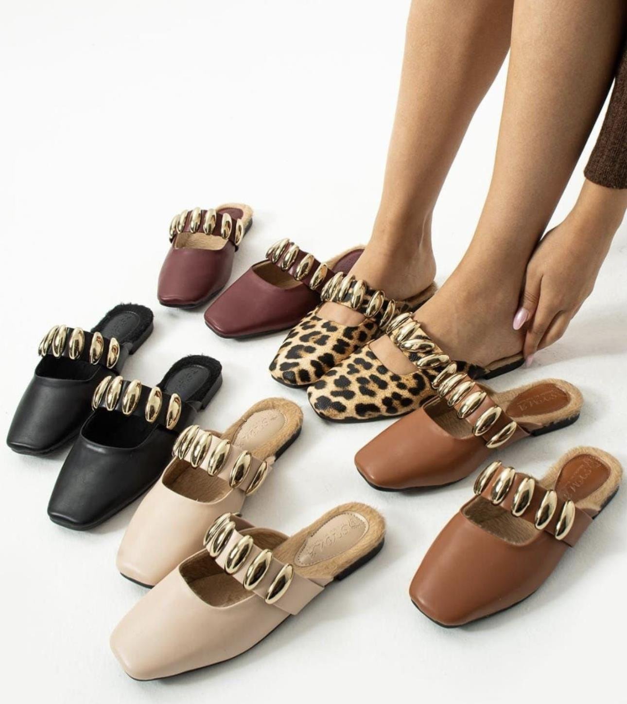 Diva Terlik Bej - Düz Taban Terlik