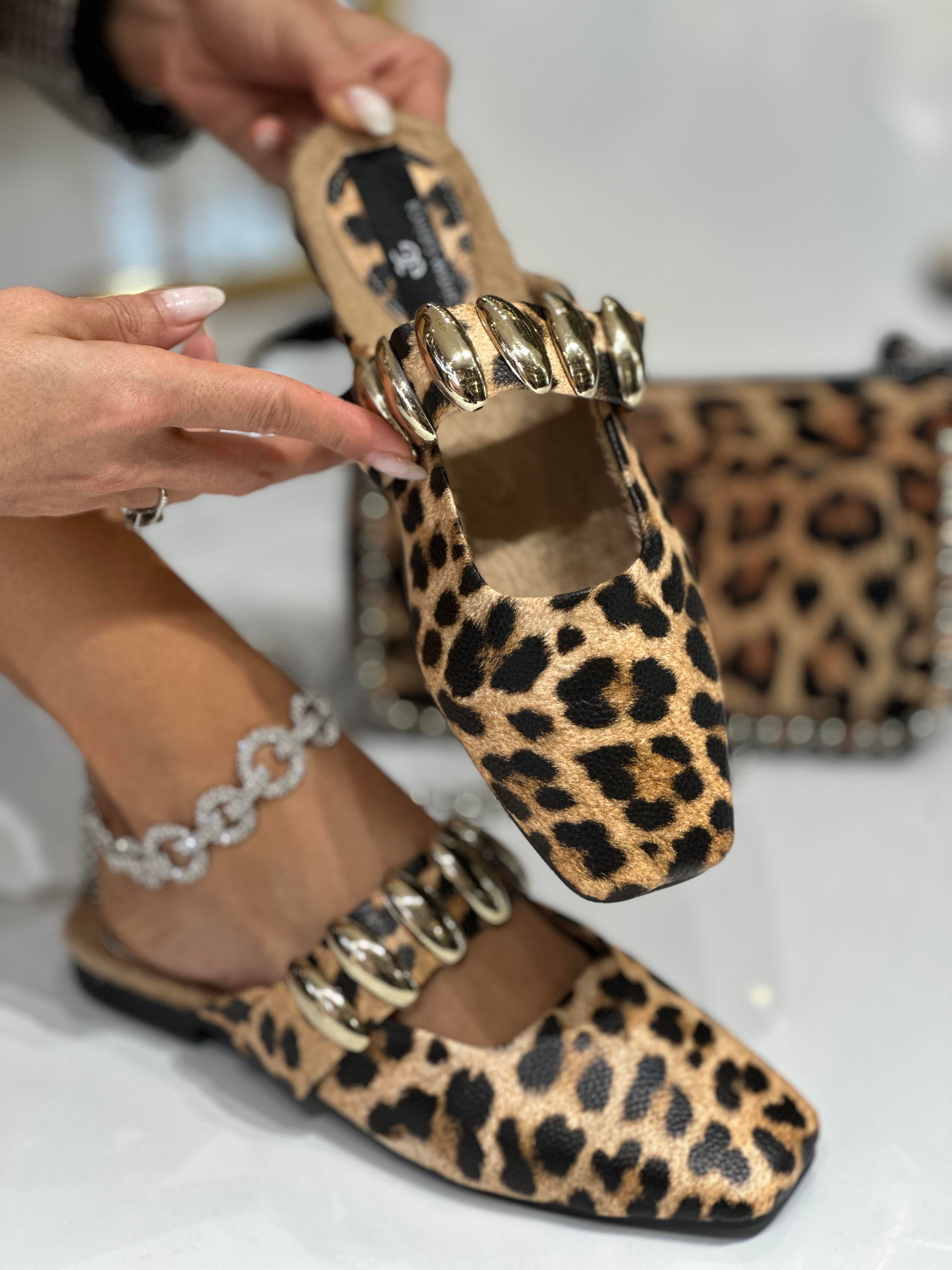 Diva Terlik Leopar - KADIN AYAKKABI