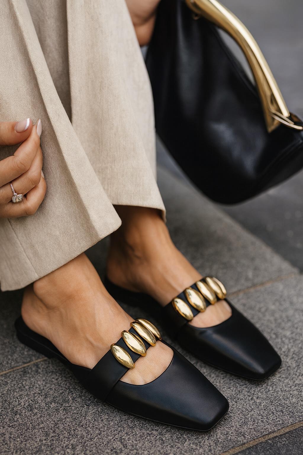 Diva Terlik Siyah - KADIN AYAKKABI