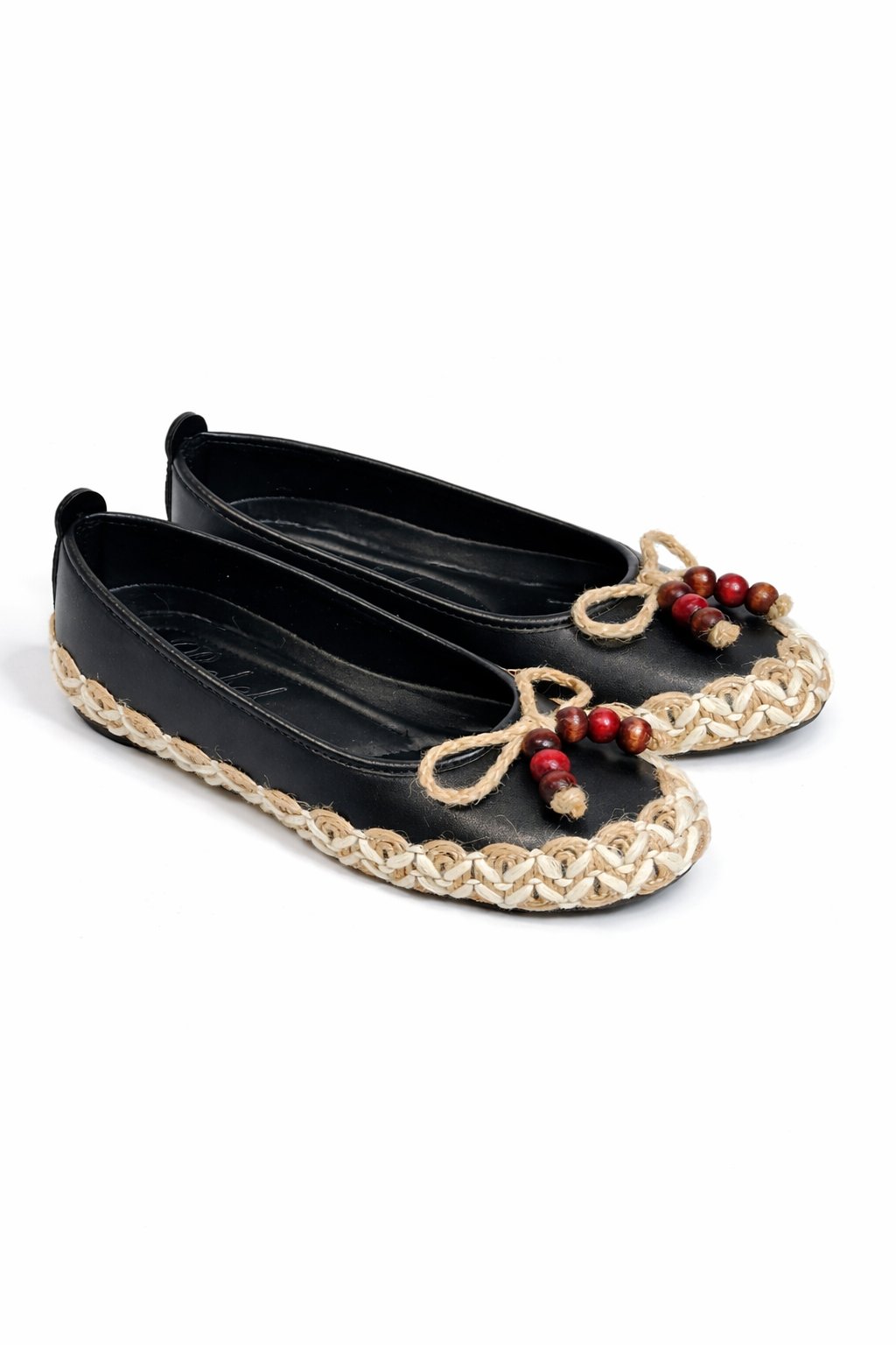 Elara Babet Siyah - Düz Babet