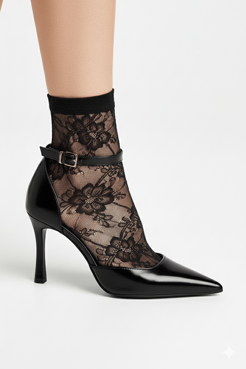 Elise Rugan Stiletto Siyah - Stiletto