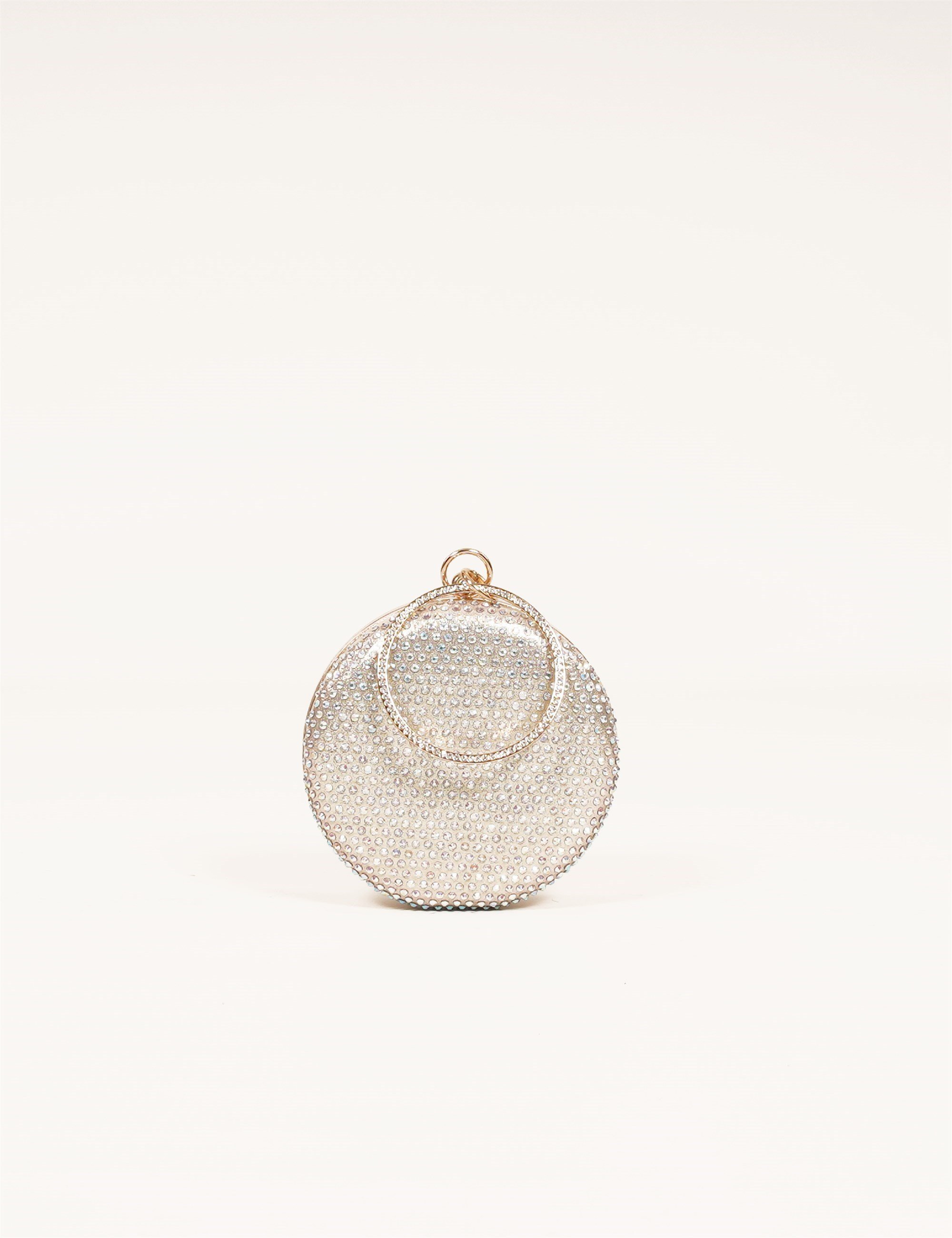 Ella Kristal Taşlı Çanta Gold - Bags