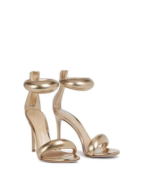 Emily Topuklu Ayakkabı Gold - İnce Topuklu Ayakkabı