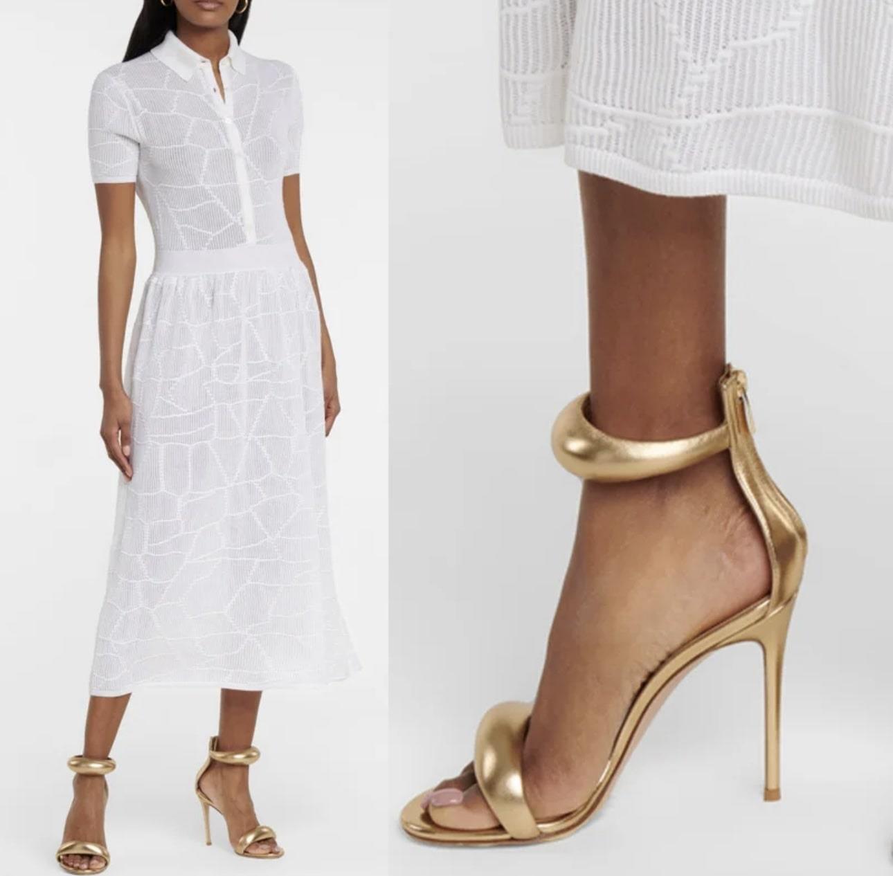 Emily Topuklu Ayakkabı Gold - İnce Topuklu Ayakkabı