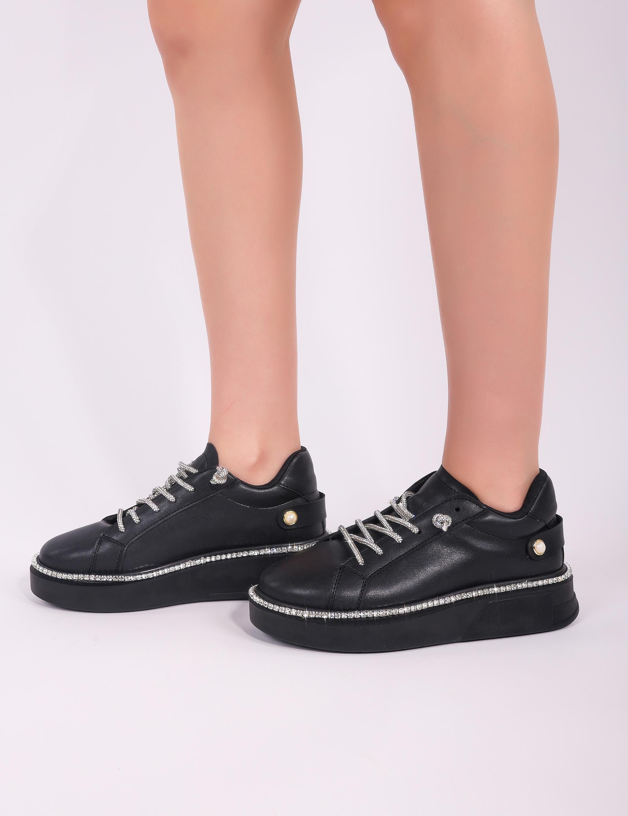 Emma Sneaker Siyah - WOMAN SHOES