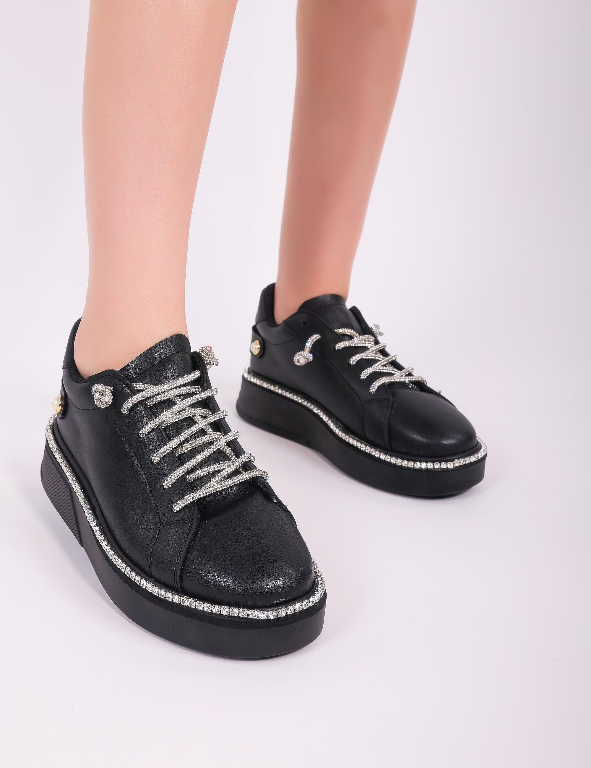 Emma Sneaker Siyah - WOMAN SHOES