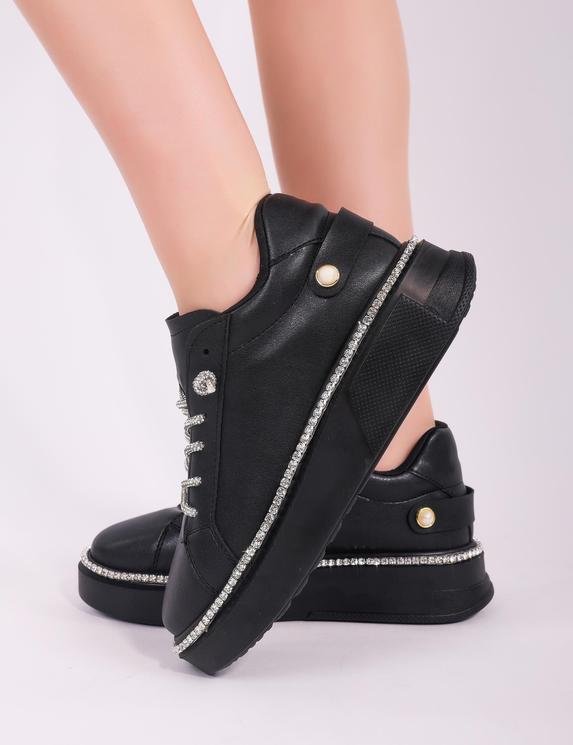 Emma Sneaker Siyah - WOMAN SHOES