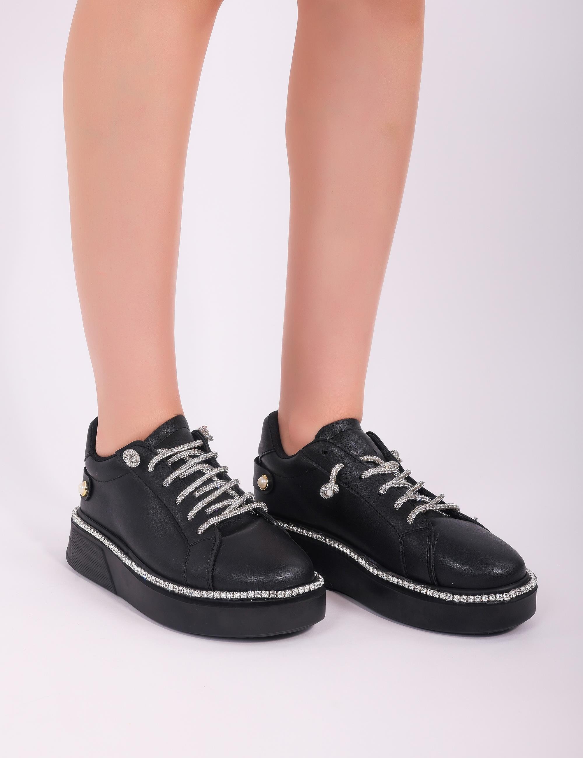 Emma Sneaker Siyah - WOMAN SHOES