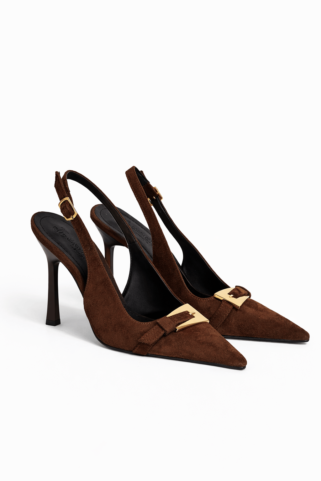 Esonova Süet Stiletto Kahverengi - Stiletto
