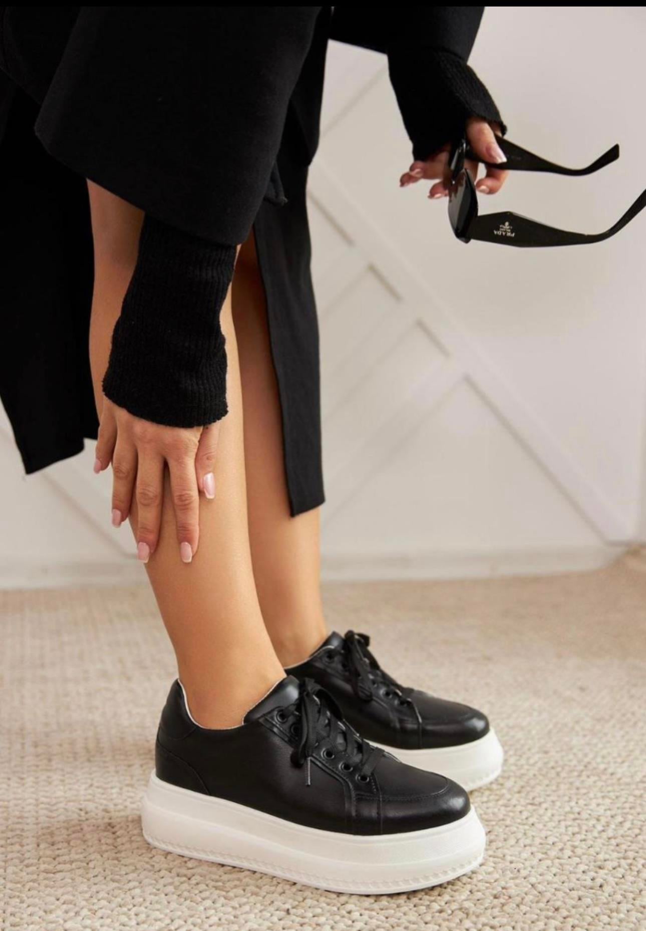 Ester Sneaker Siyah - KADIN AYAKKABI