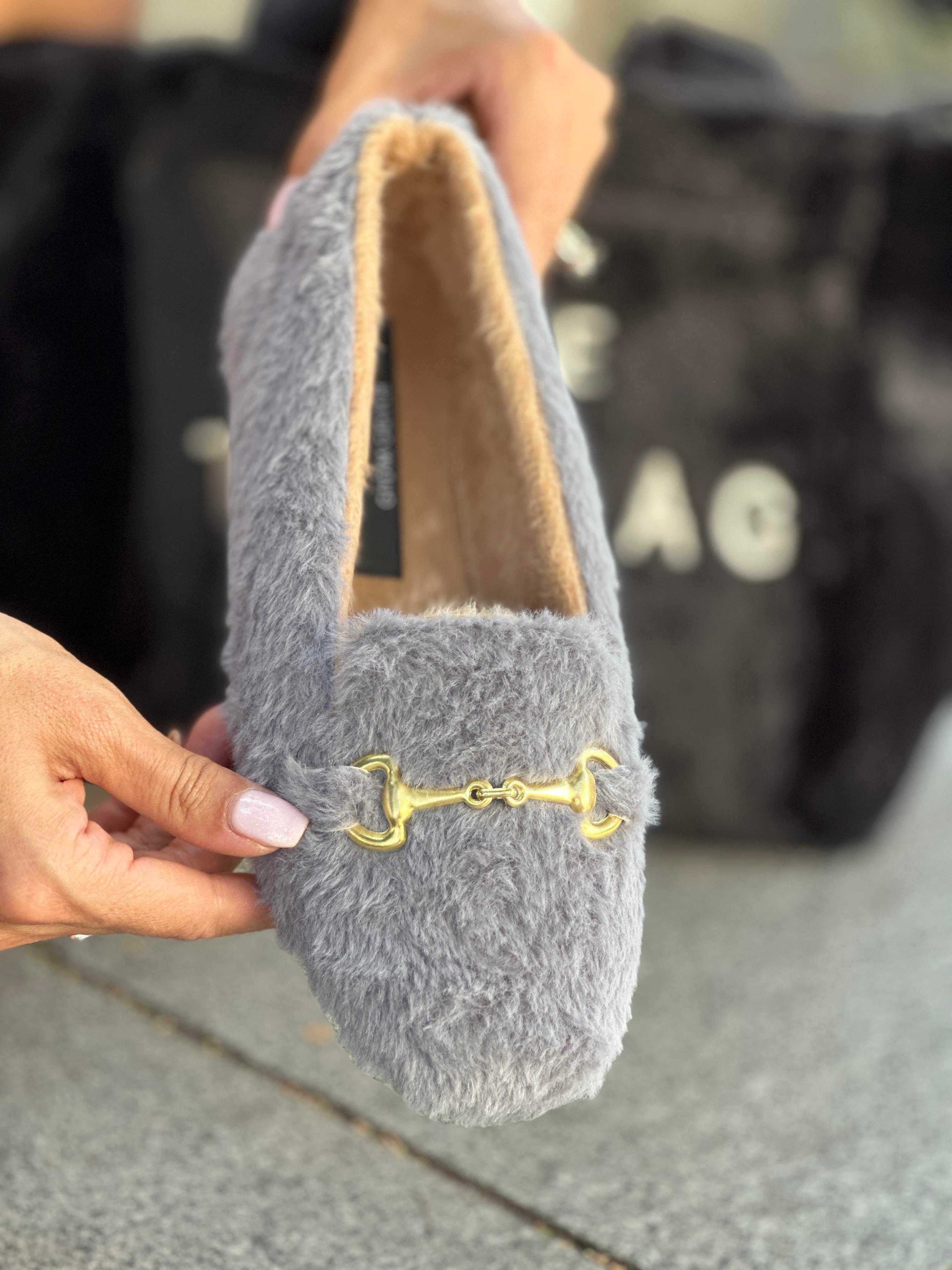 Evily Babet Gri - KADIN AYAKKABI