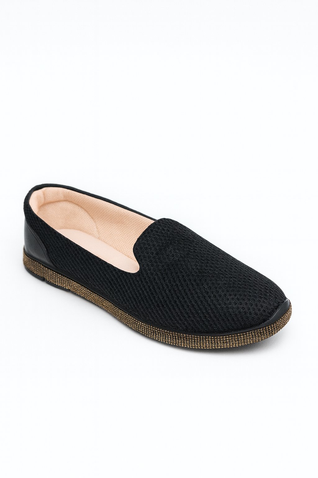 Fairy Kristal Taşlı Ayakkabı Siyah - WOMAN SHOES