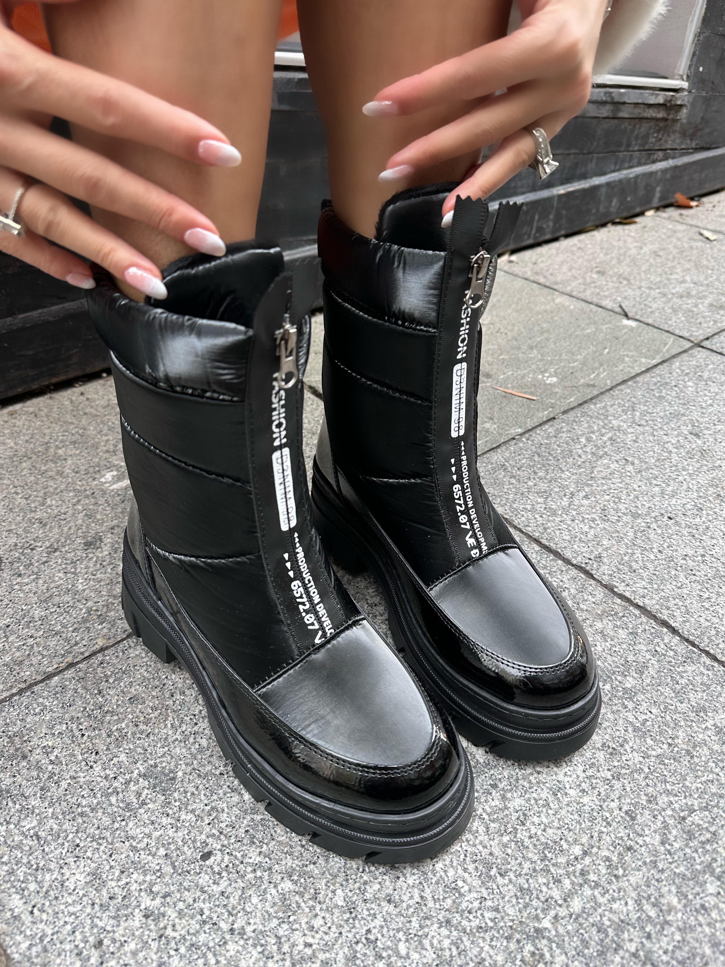 Fashion Bot Siyah - KADIN AYAKKABI