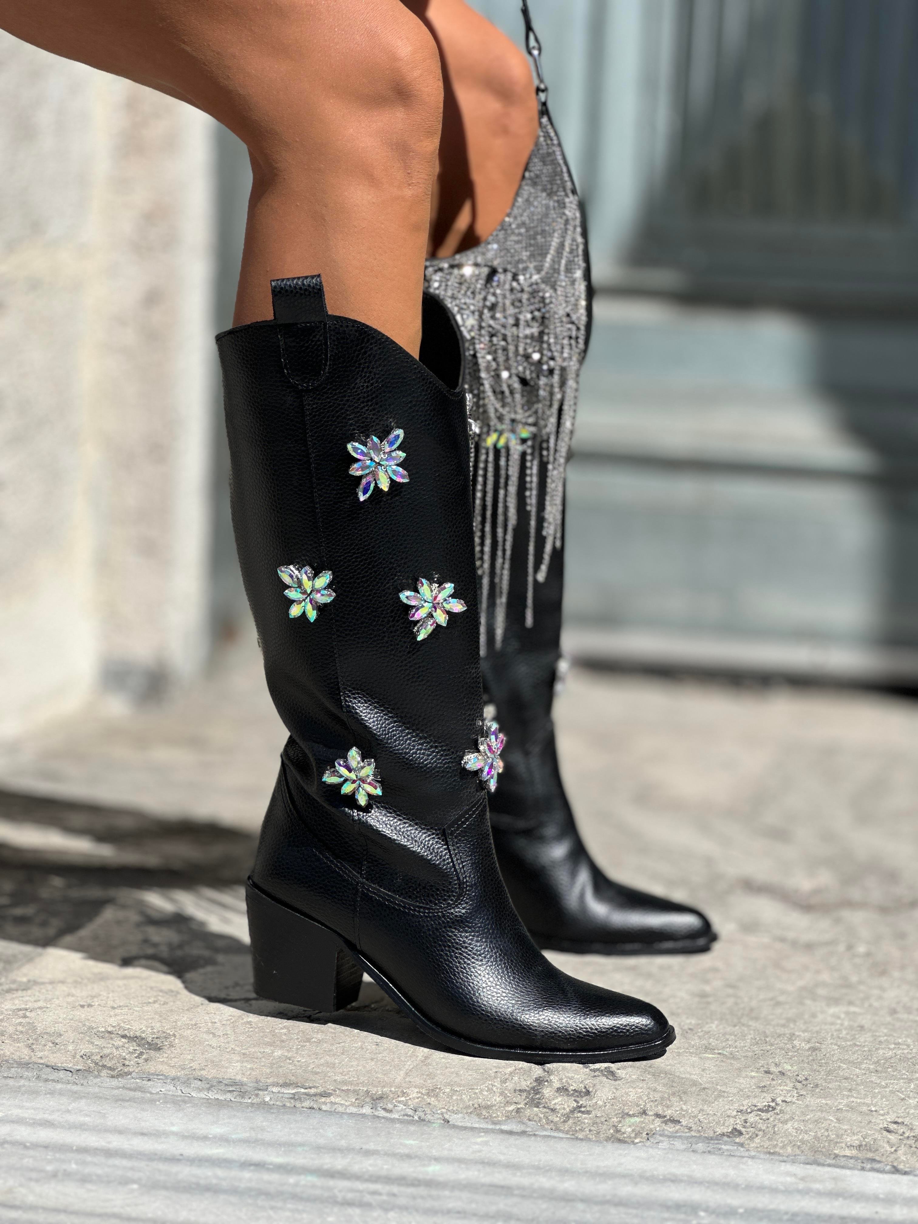 Fluye Çizme Siyah - ÇİZME