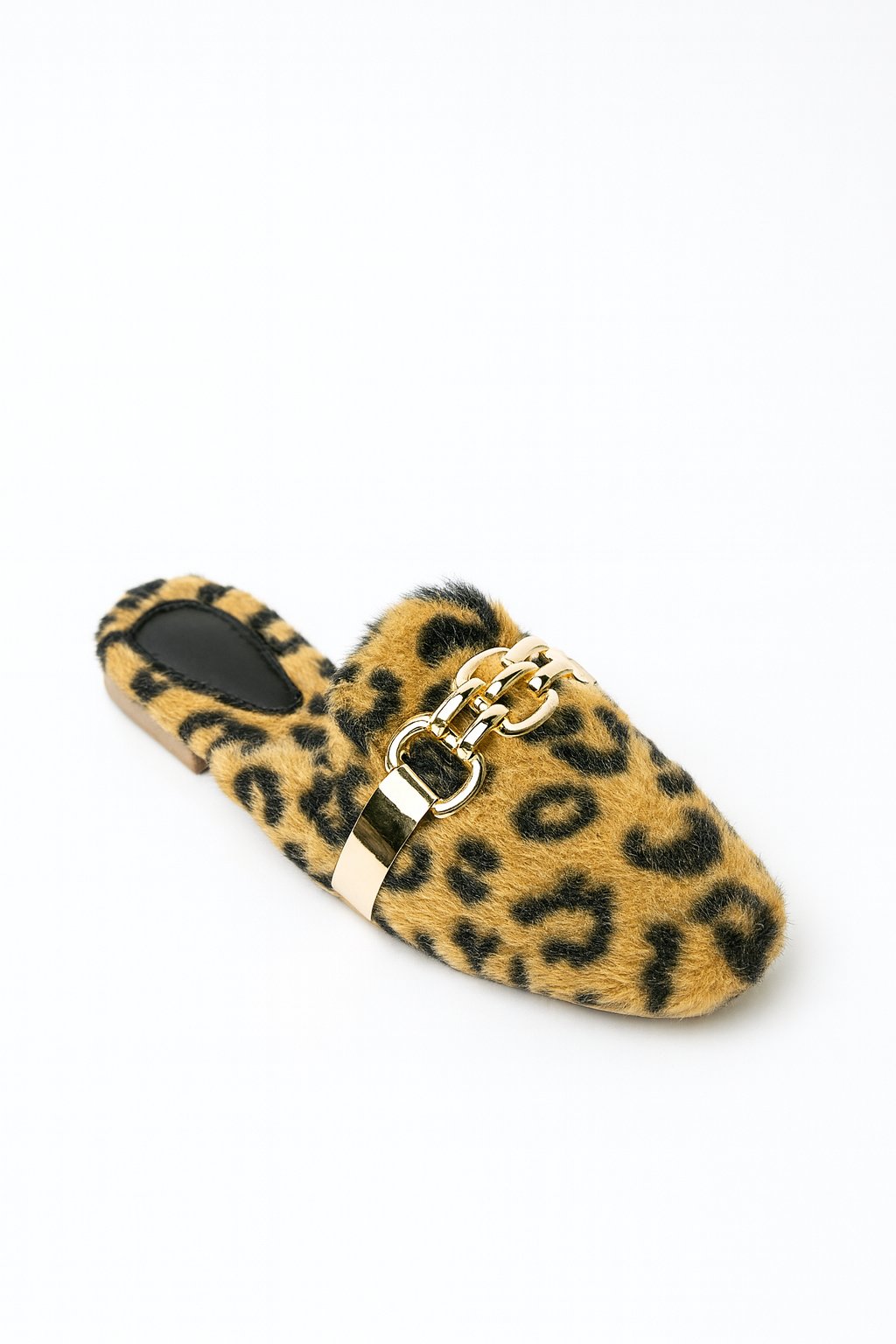 Forte Tüylü Terlik Leopar - KADIN AYAKKABI