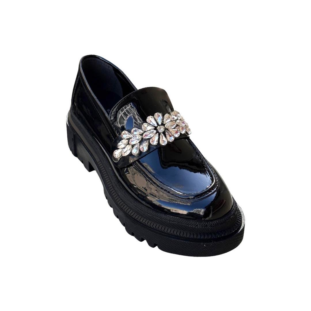 Freda Rugan Loafer Siyah - KADIN AYAKKABI