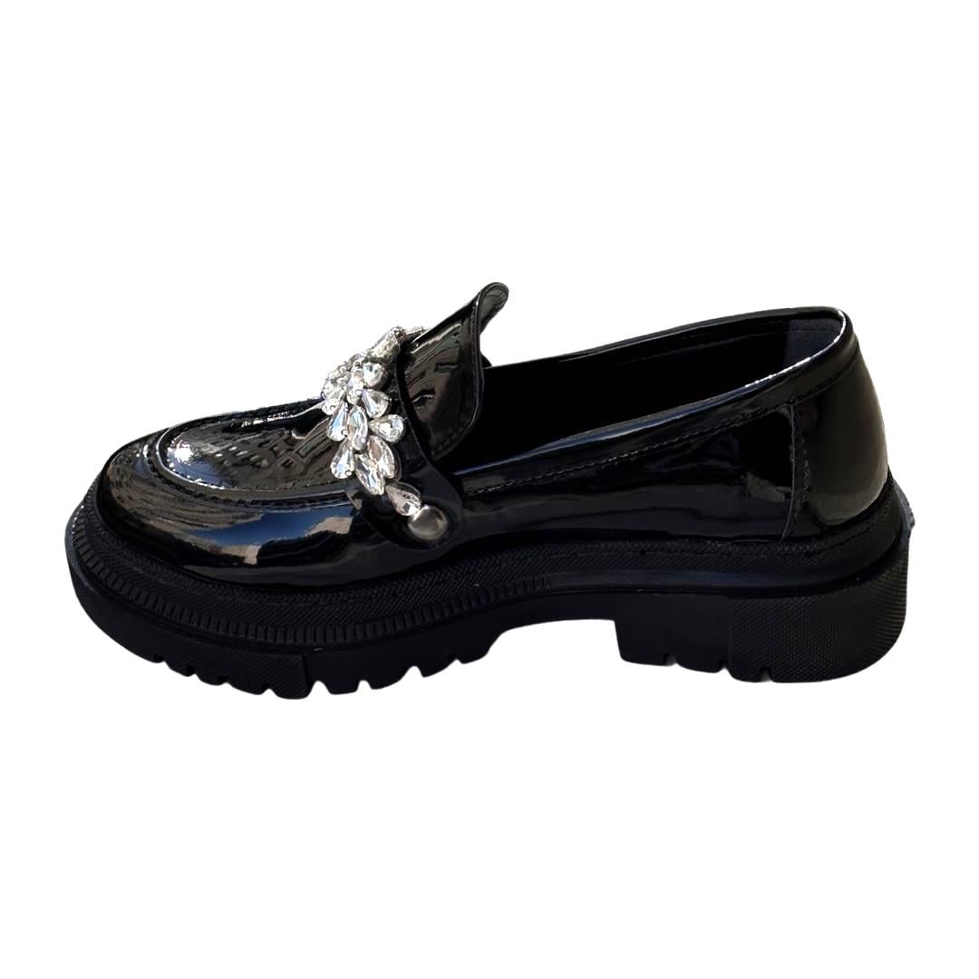 Freda Rugan Loafer Siyah - KADIN AYAKKABI
