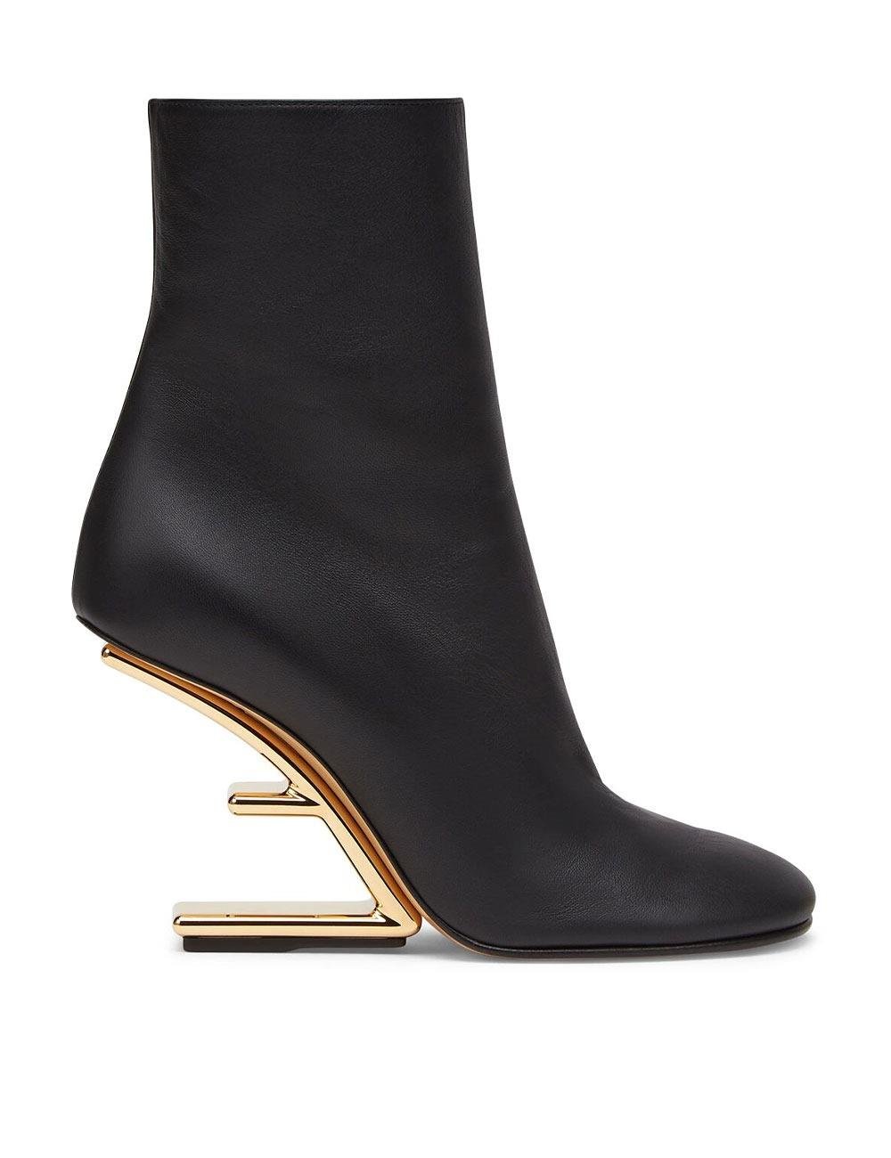 Freya Deri Bot Siyah - WOMAN SHOES