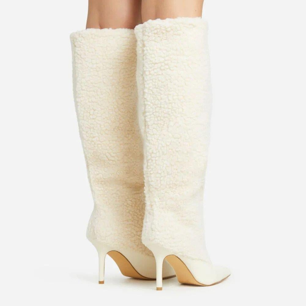 Fux Çizme Krem - WOMAN SHOES