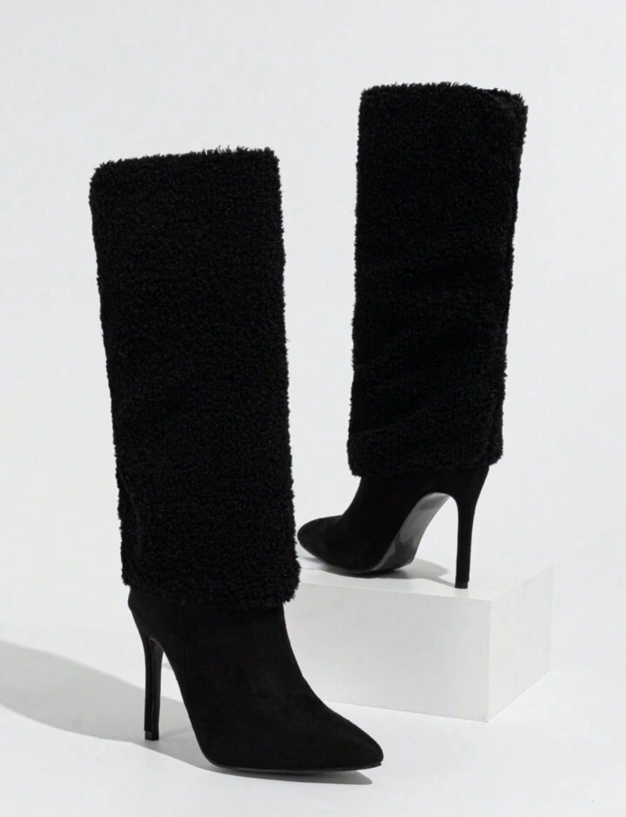 Fux Long Boot Black - Özel Tasarım Çizme