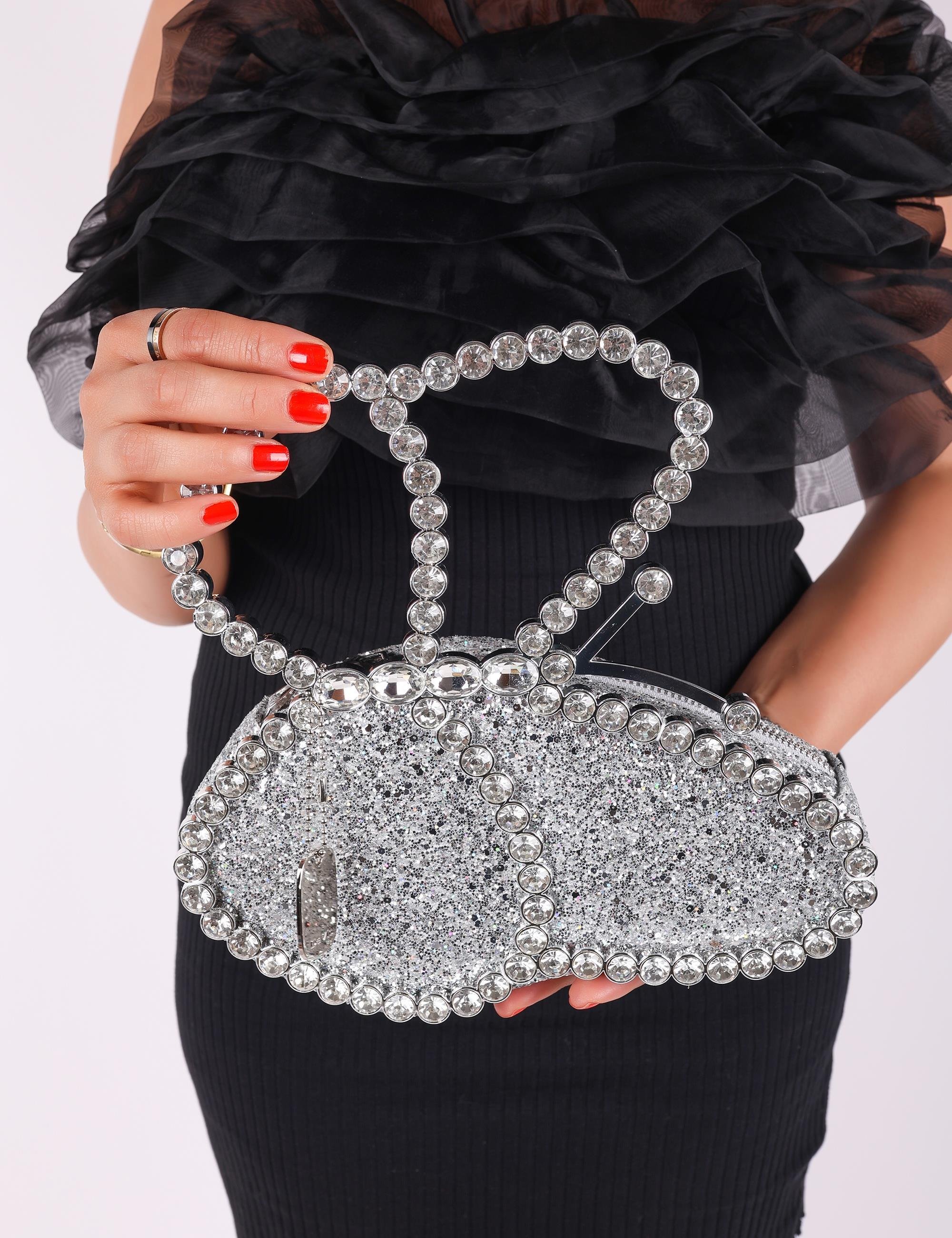 Gia Kristal Çanta - Taşlı Çanta