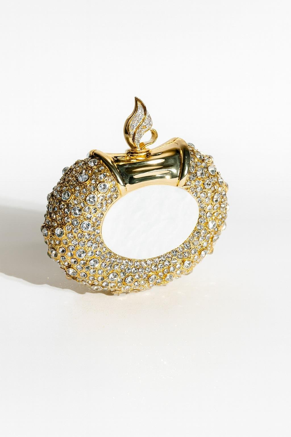 Gold Fire Kristal Çanta - Çanta