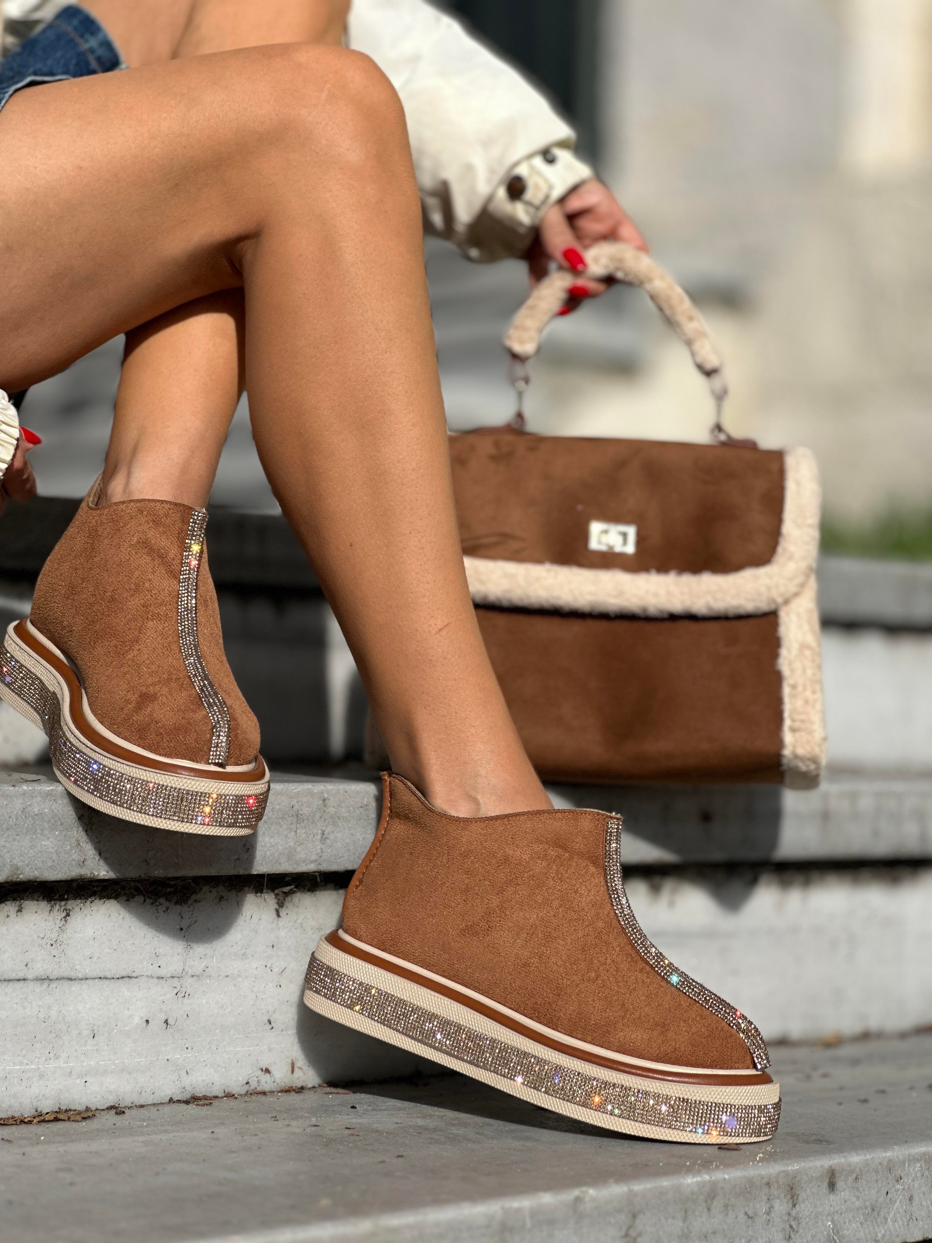 Gross Özel Tasarım Bot Kahverengi - BOT