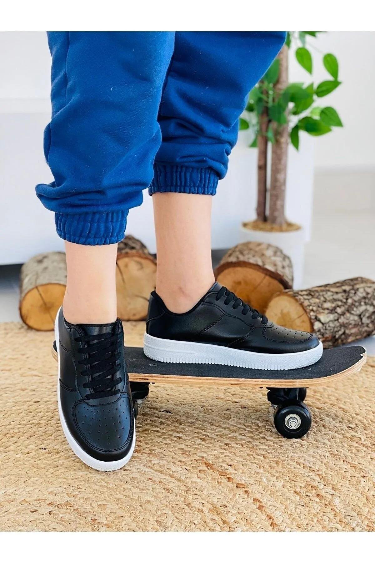 Helen Spor Ayakkabı Siyah Beyaz - KADIN AYAKKABI