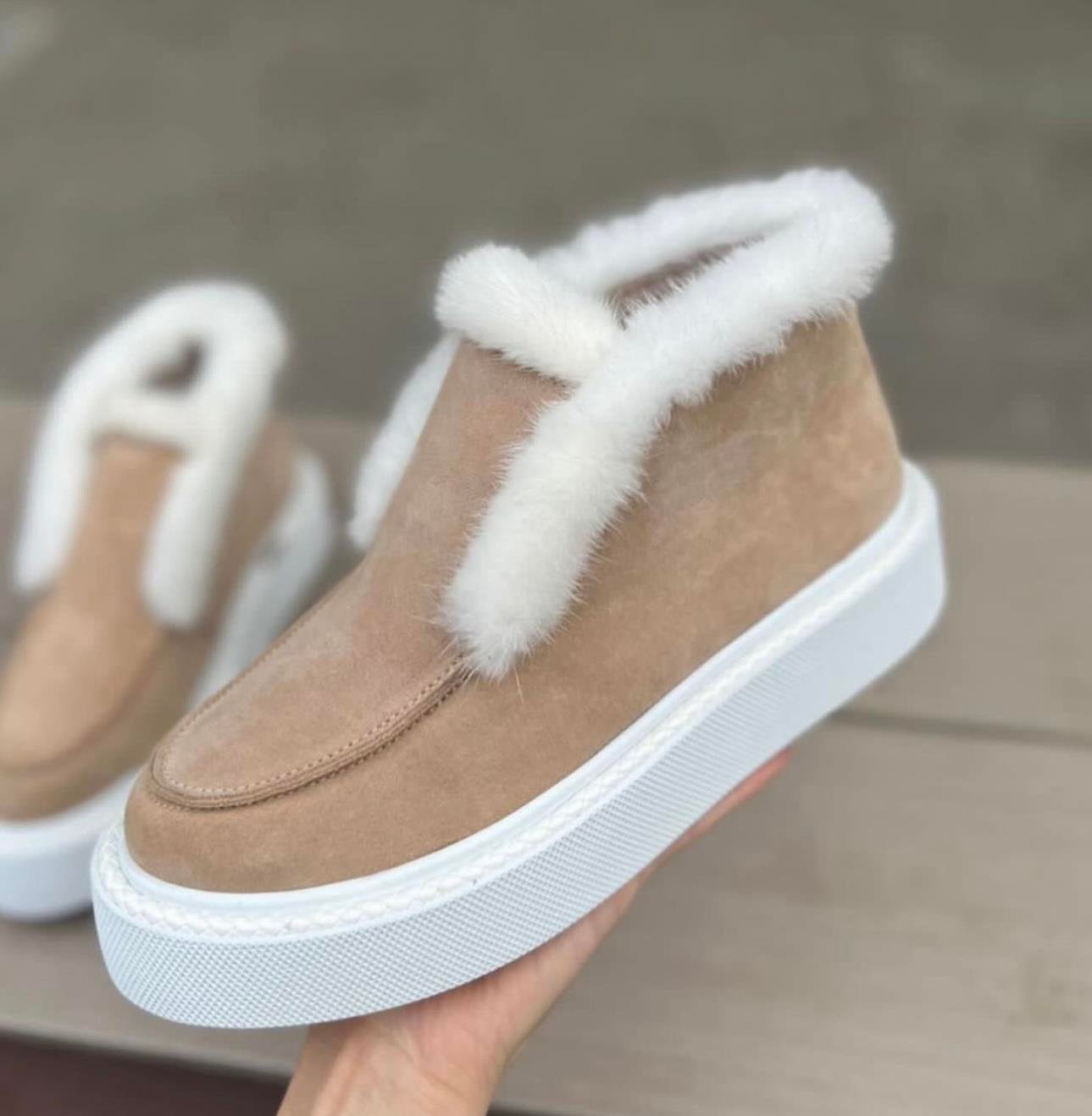 Hugg Bot Bej - WOMAN SHOES