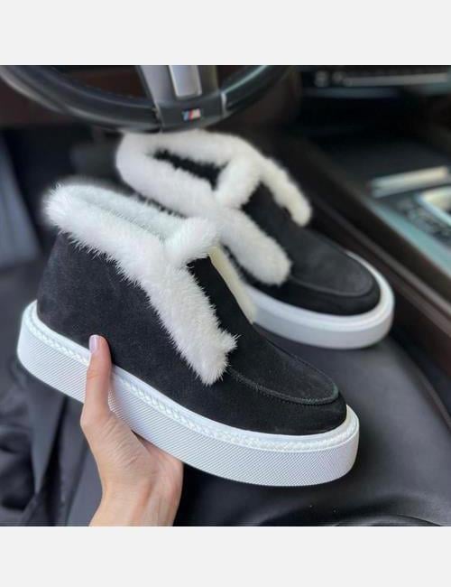 Hugg Bot Siyah - WOMAN SHOES