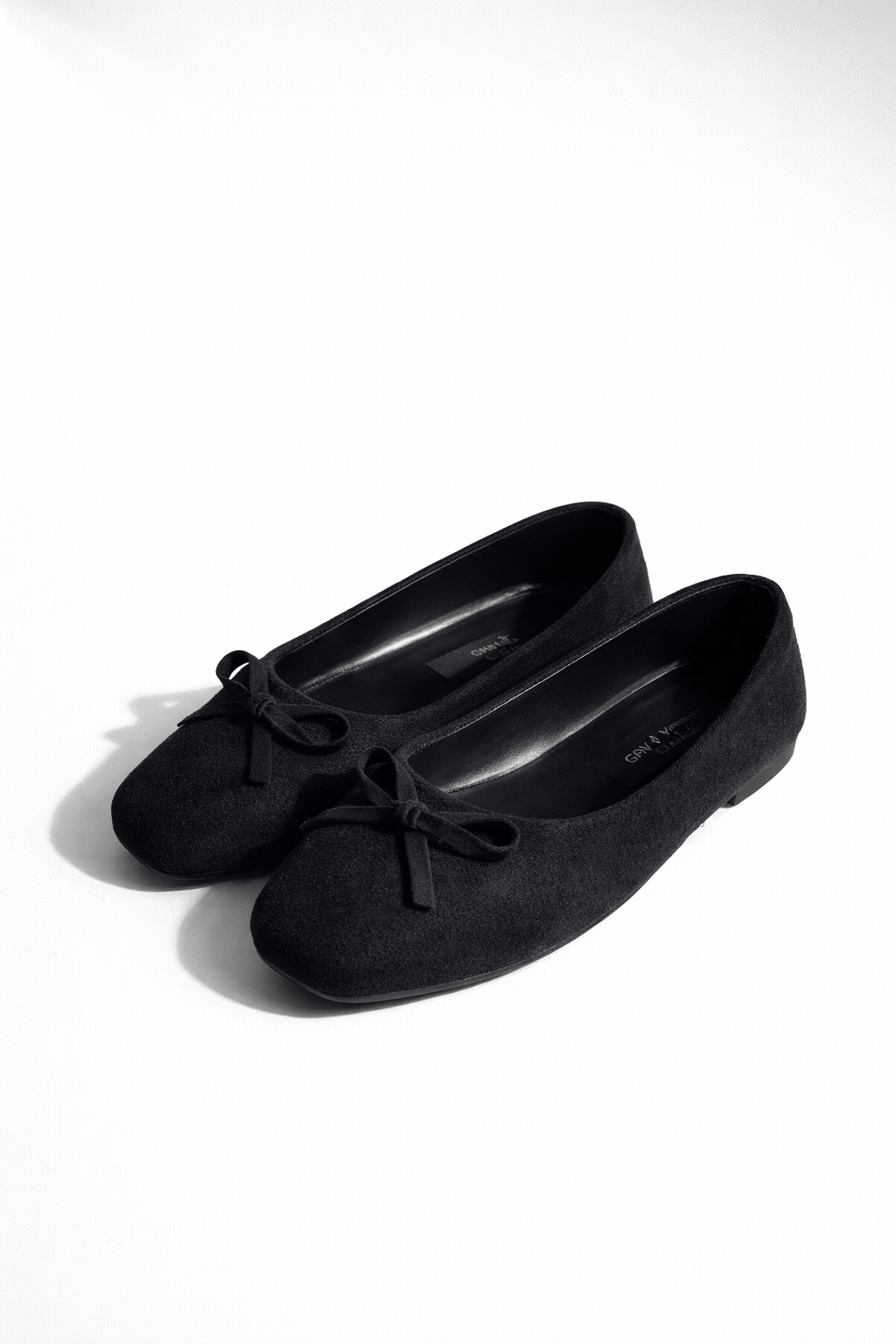 Hunale Süet Babet Siyah - Düz Babet