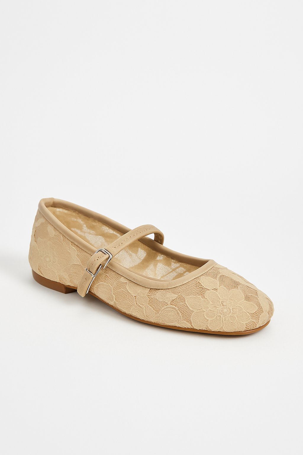 Igne Dantel Babet Bej - WOMAN SHOES