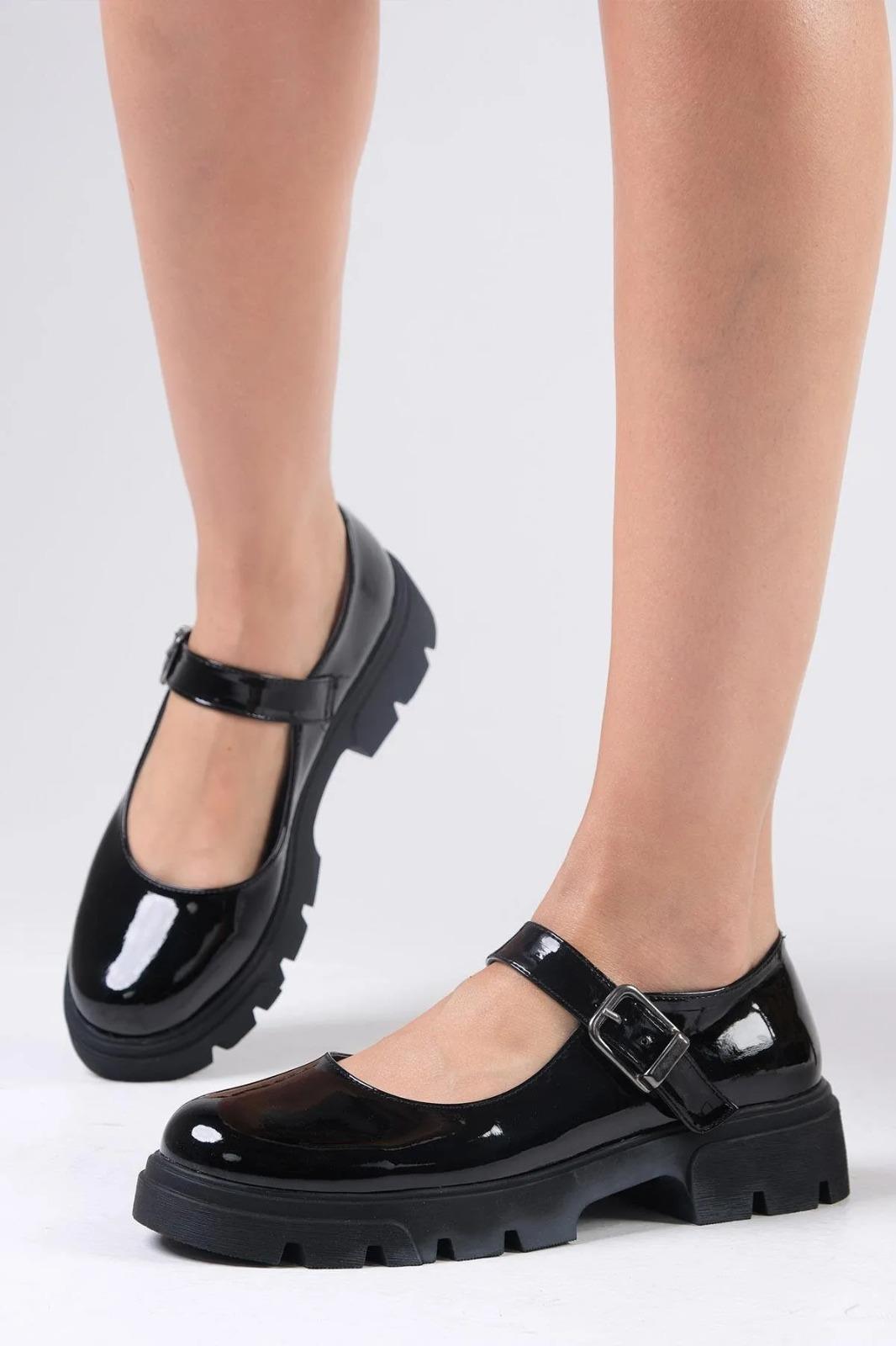 Illy Rugan Loafer Siyah - KADIN AYAKKABI