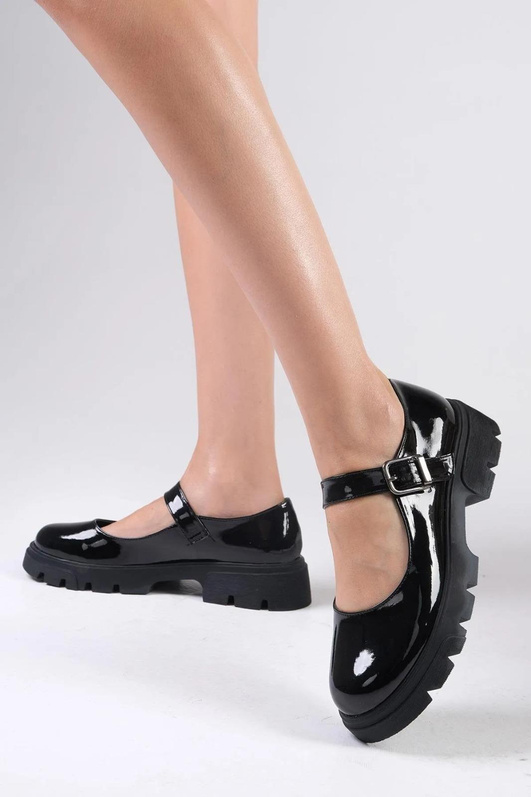 Illy Rugan Loafer Siyah - KADIN AYAKKABI