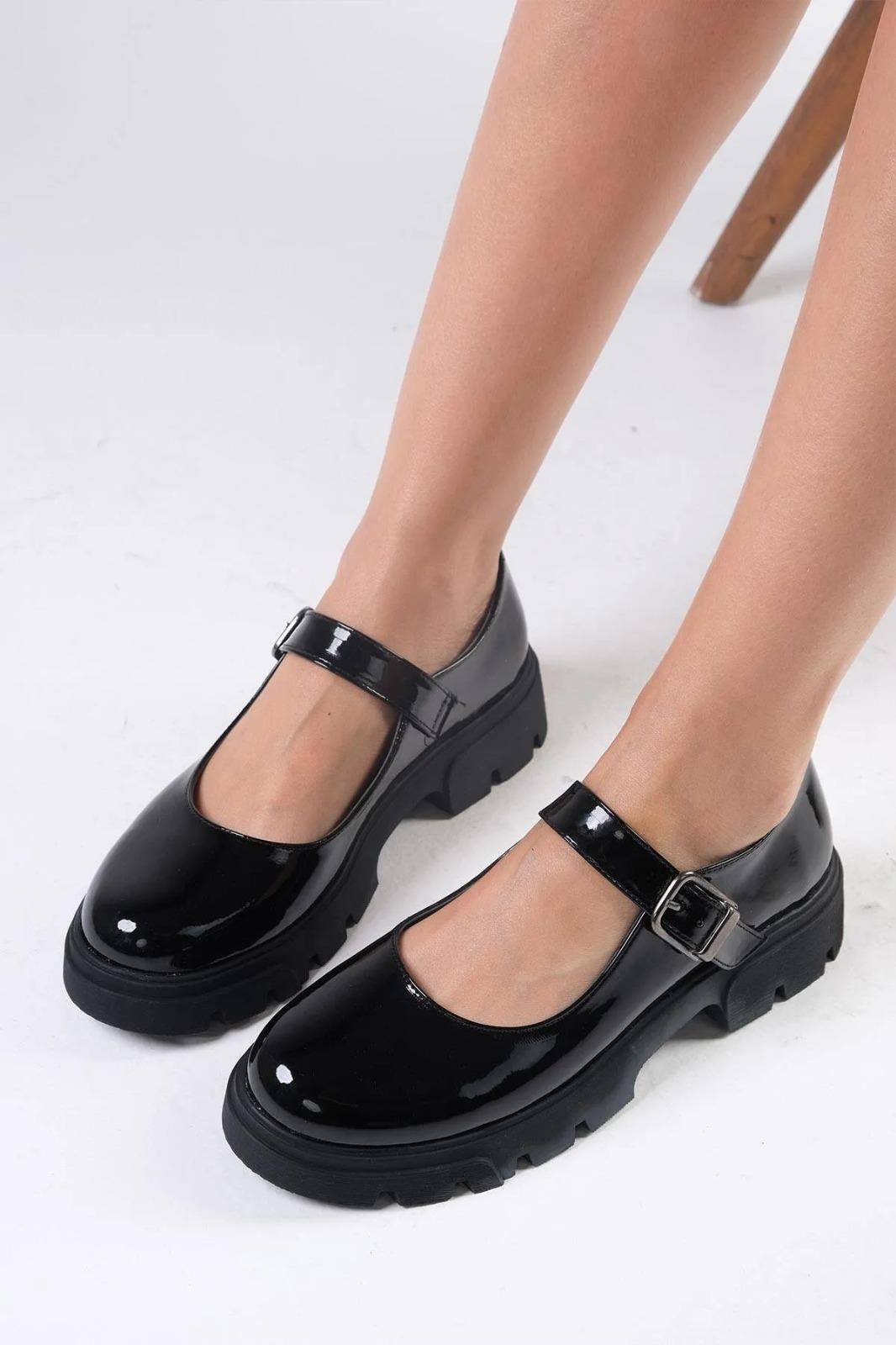 Illy Rugan Loafer Siyah - KADIN AYAKKABI