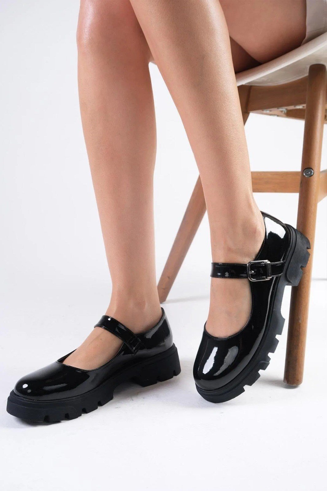Illy Rugan Loafer Siyah - Loafer