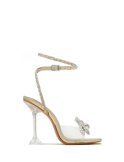 Italian Muse Kristal Taşlı Ayakkabı Gold - KADIN AYAKKABI